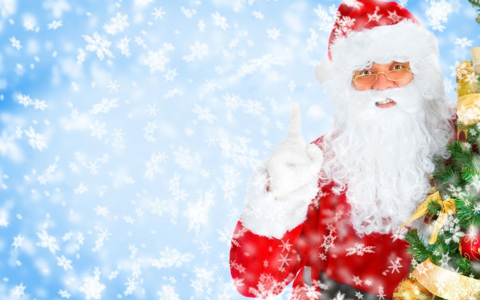Free Download Merry Christmas Santa Claus Photo Image Picture