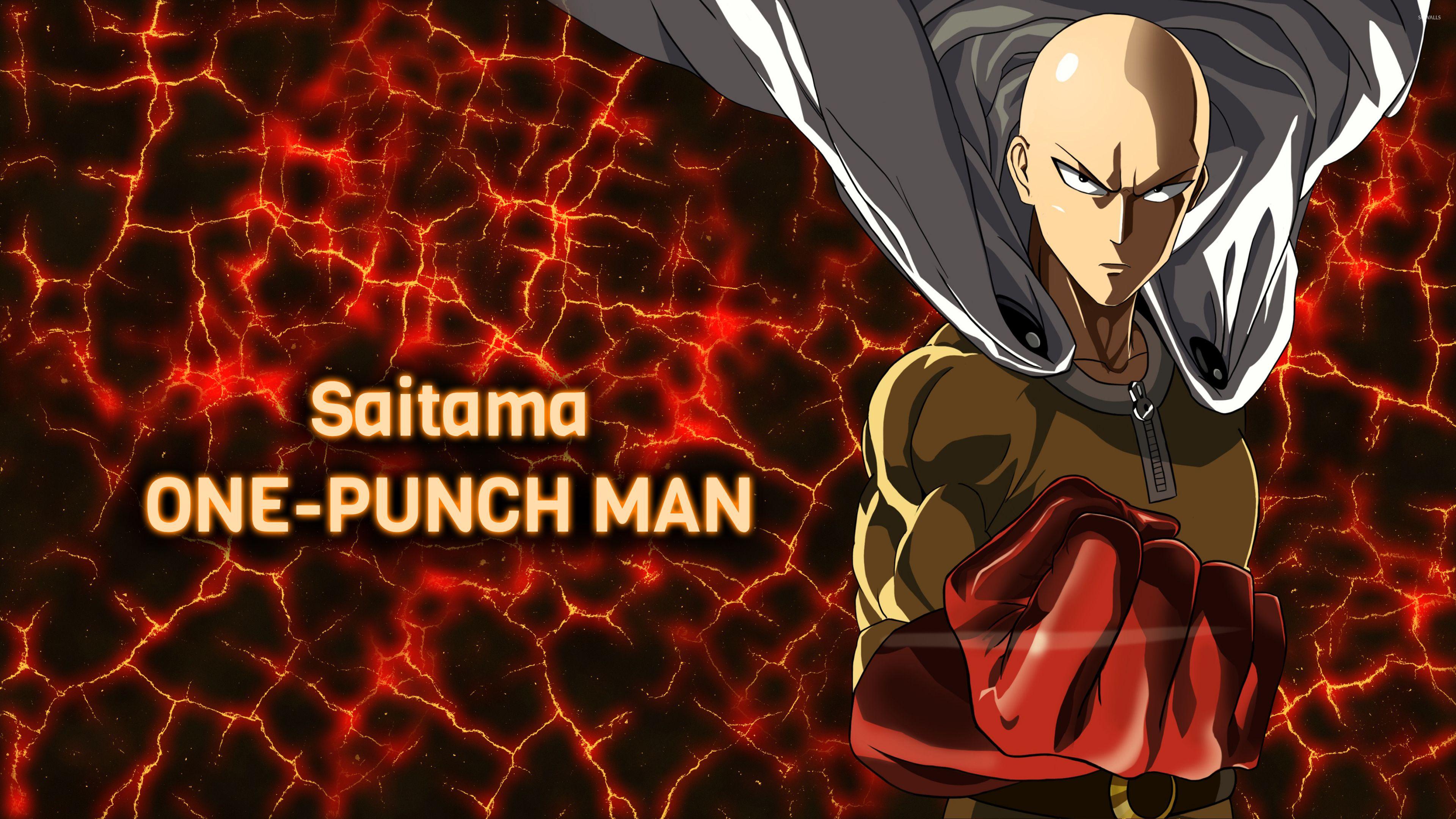 Angry Saitama In One Punch Man Wallpaper Wallpaper