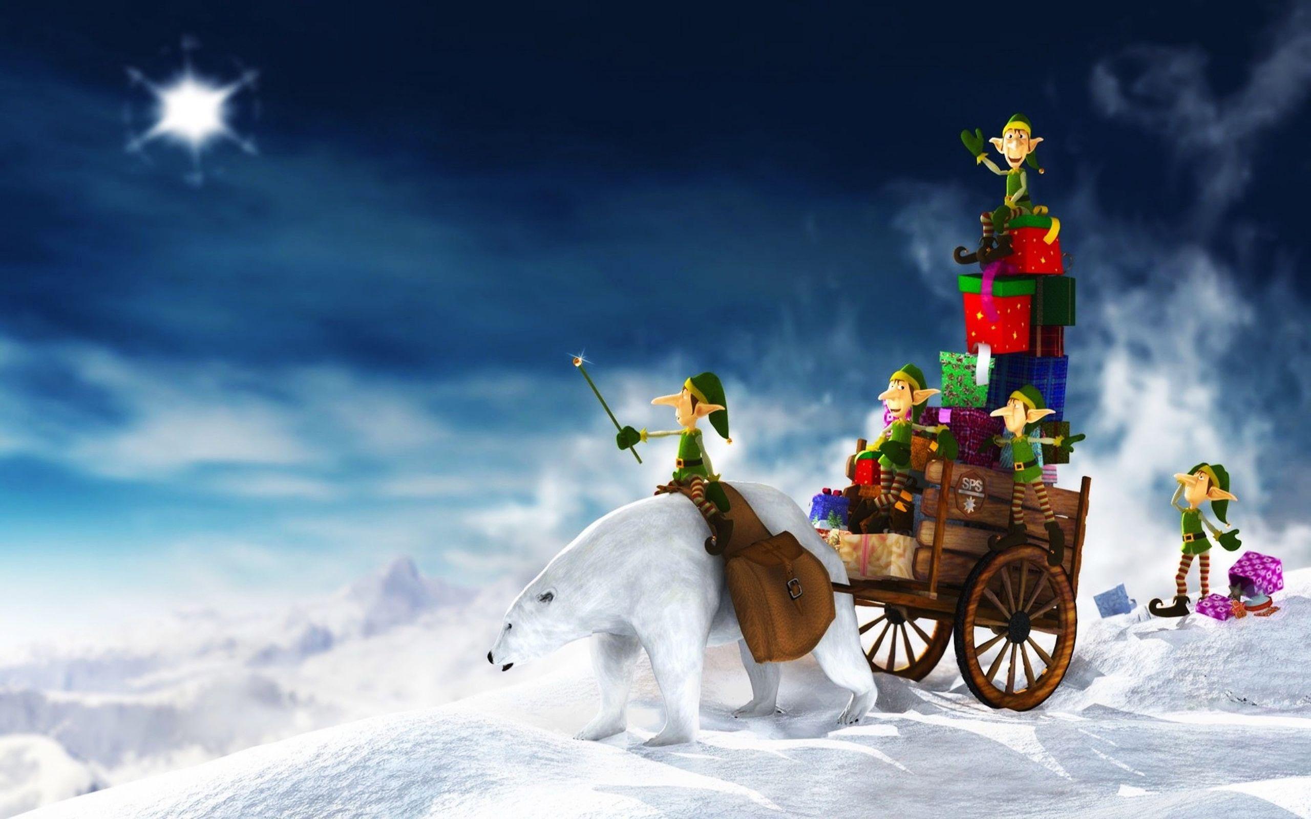 Animated Christmas HD Wallpaper 1. Animated Christmas HD