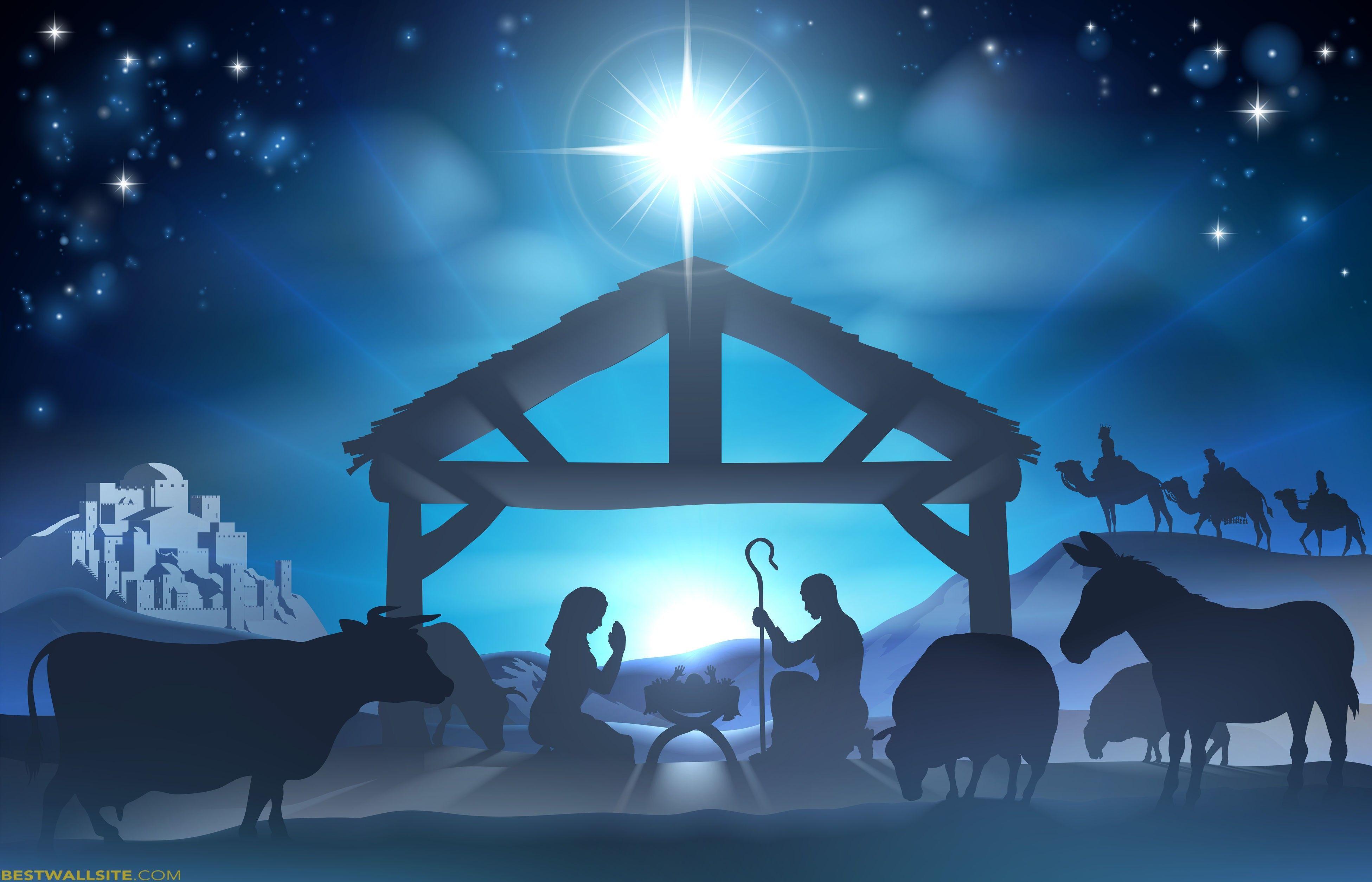 Advent Christmas Time Nativity Scene