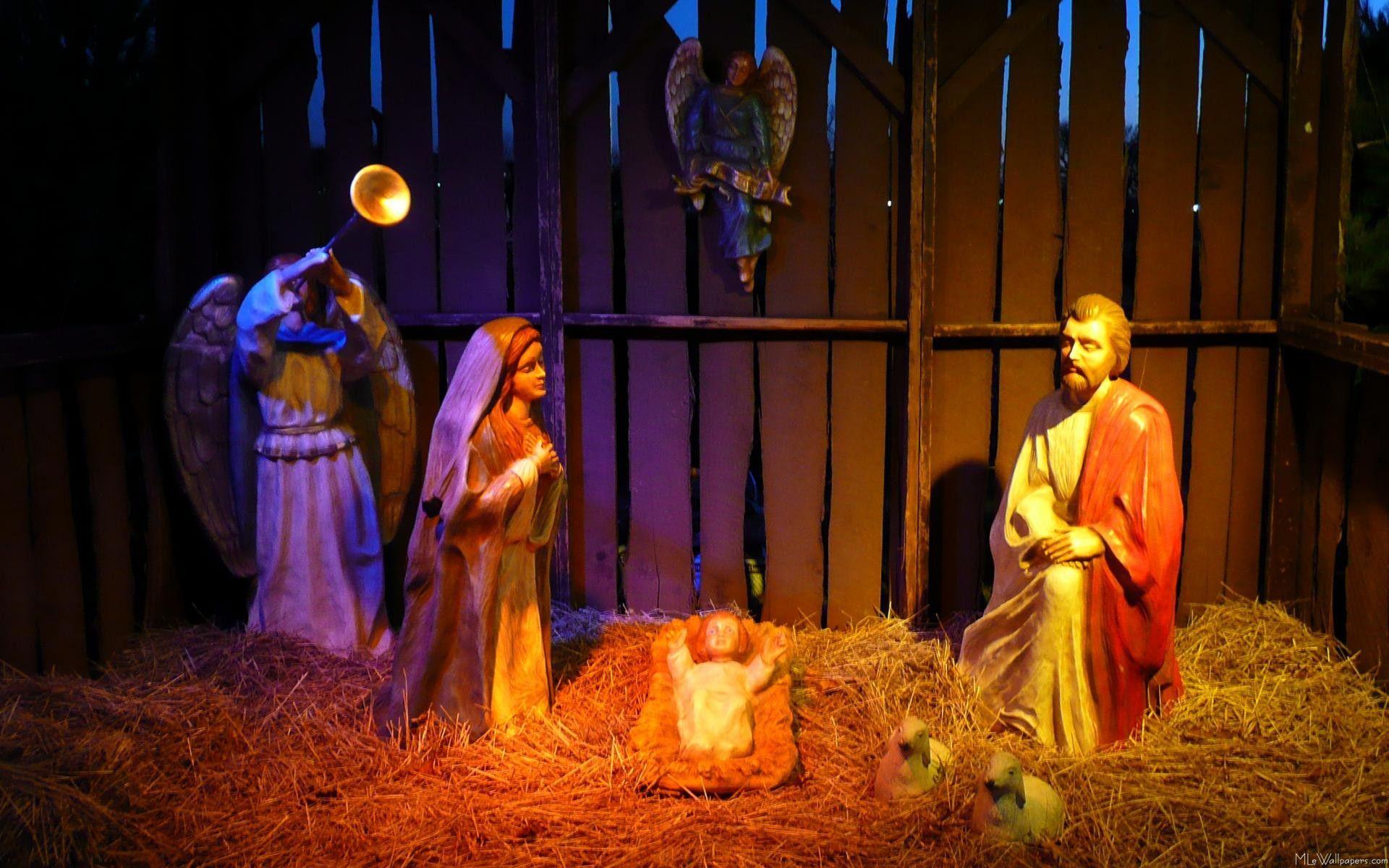 Christmas Nativity Scene wallpaperDownload free HD