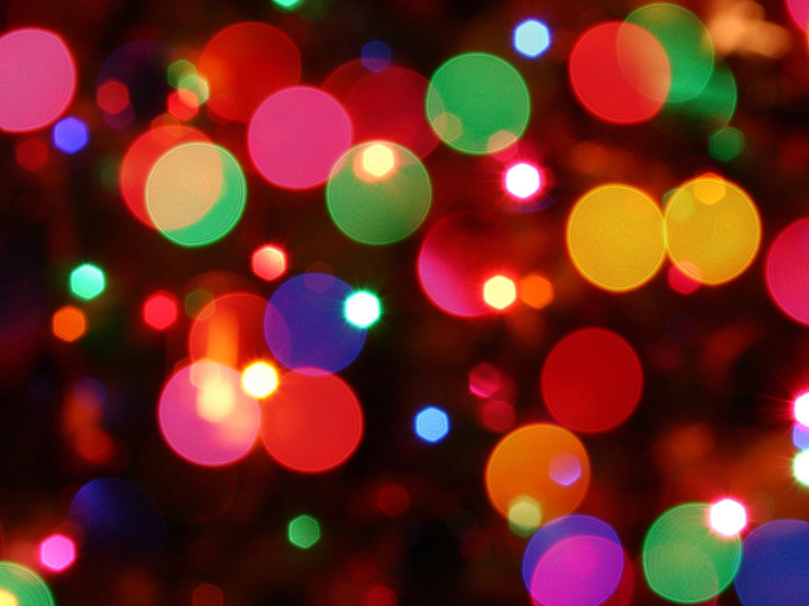 Colorful Christmas Lights HD Wallpaper. I HD Image