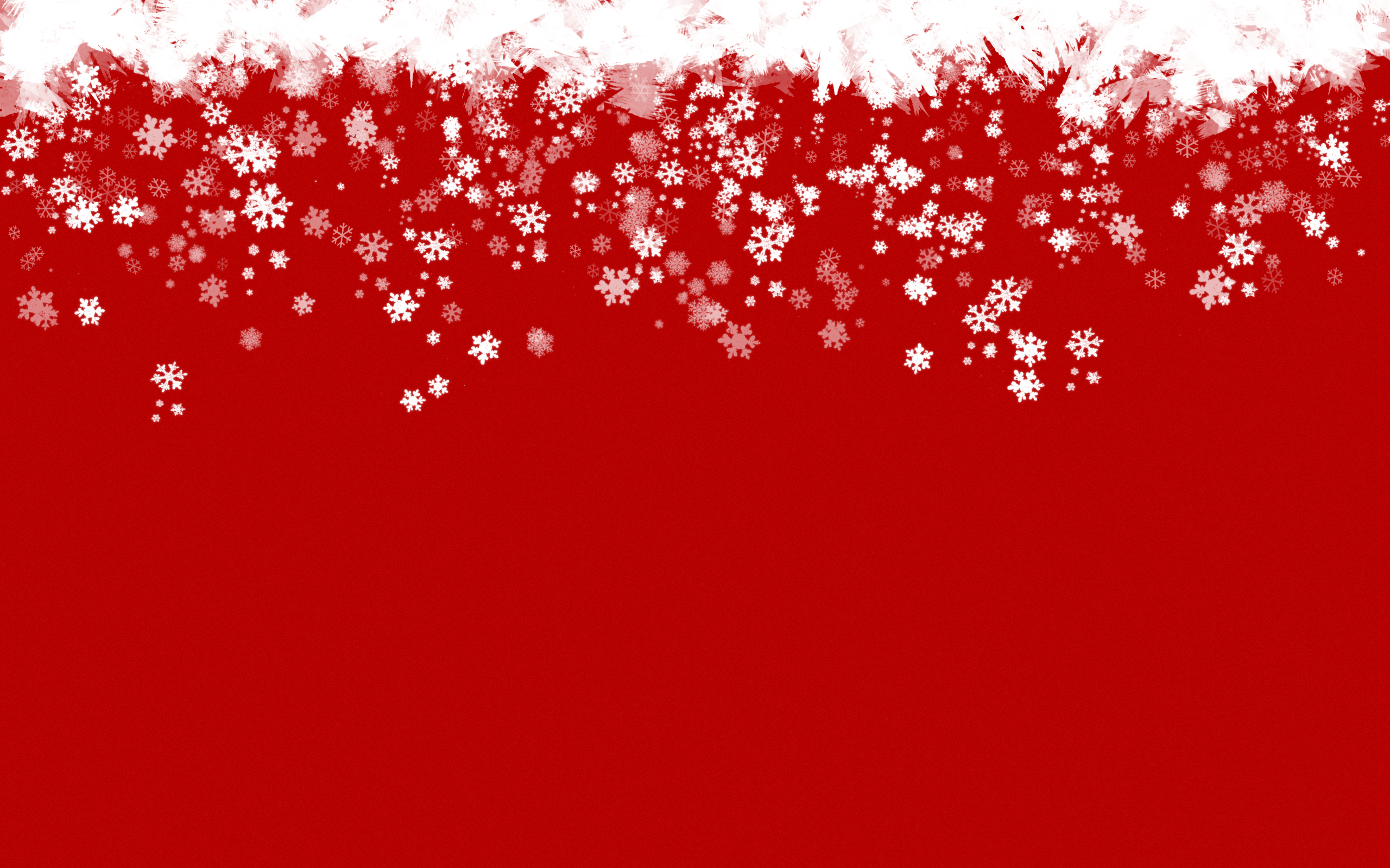 Red Snowflake Widescreen Wallpaper 49061 2560x1600 px