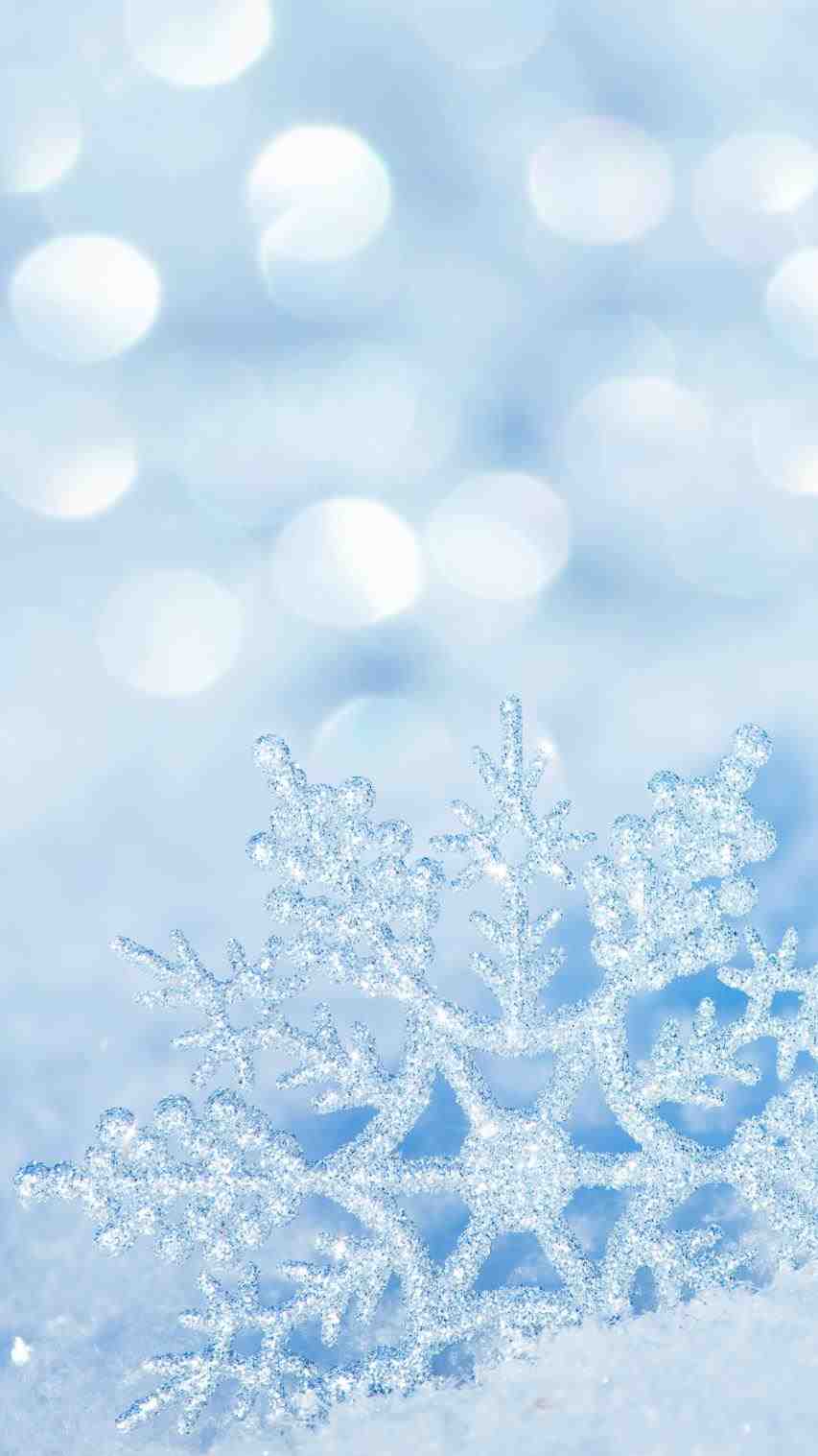 Christmas Snowflake Wallpaper iPhone