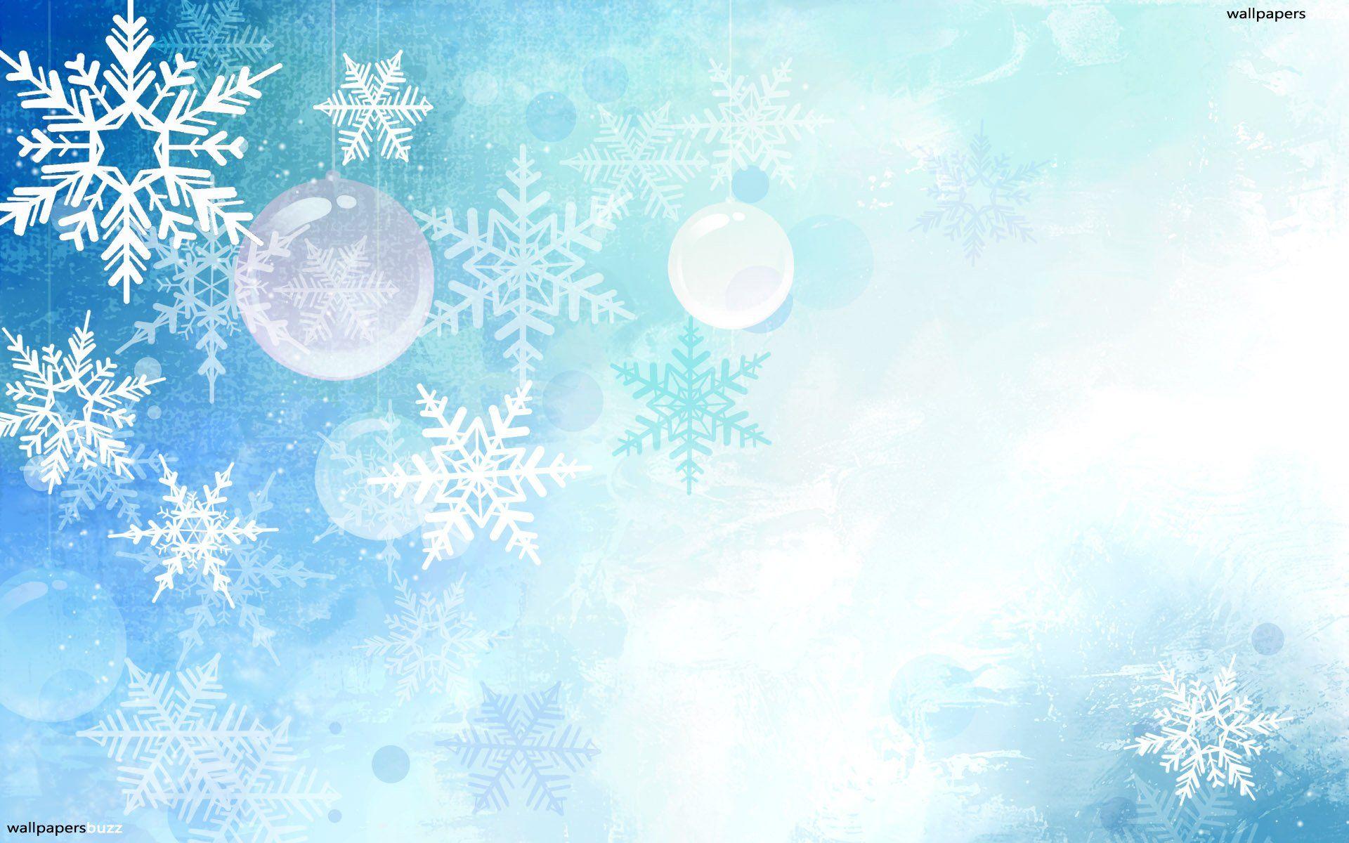 Vector snowflakes HD Wallpaper