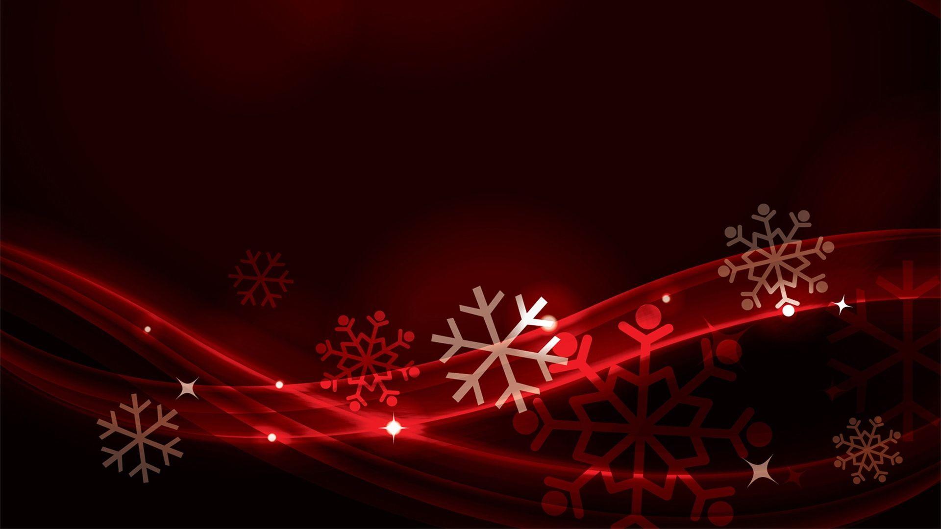 red snowflakes wallpaper