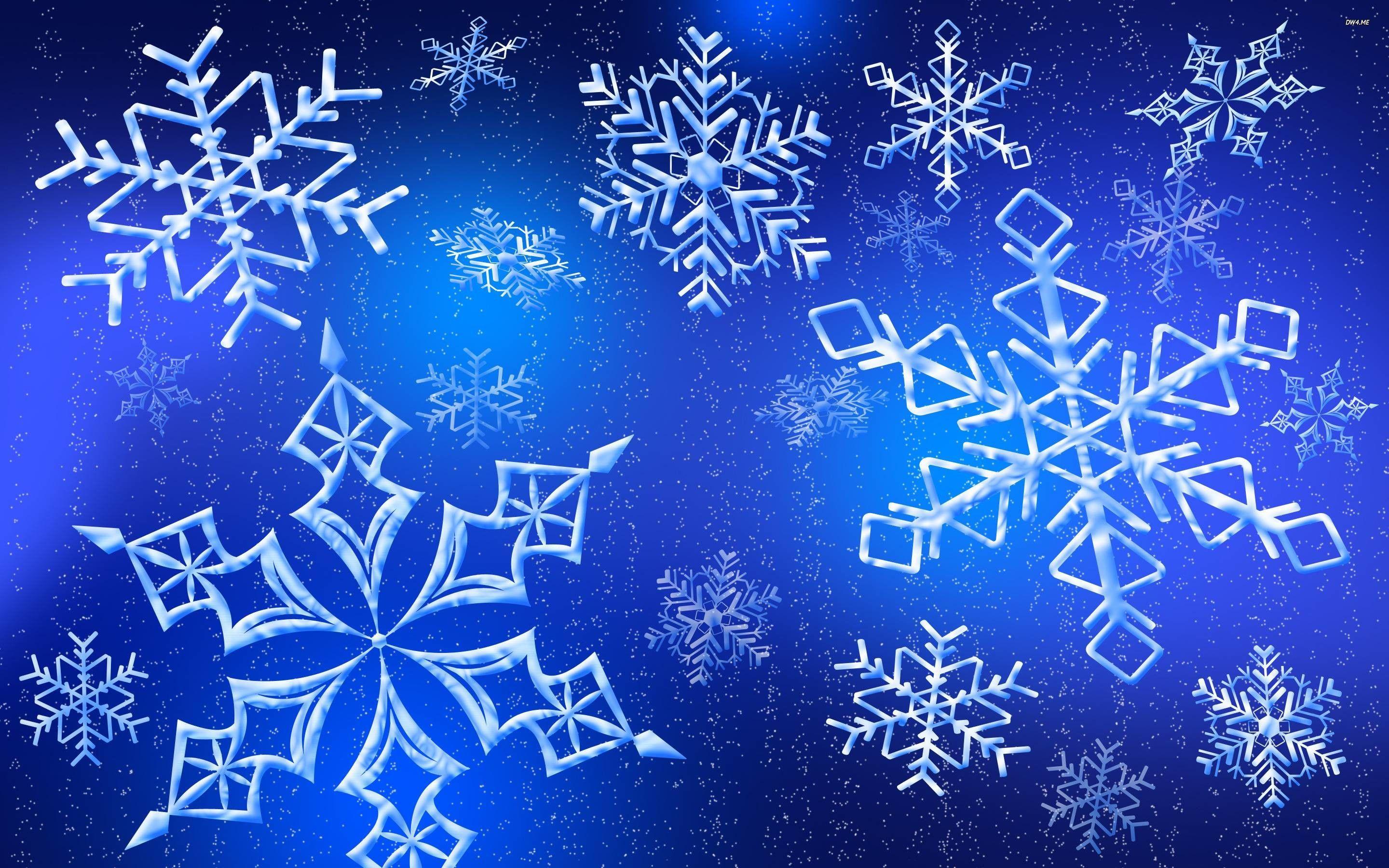 Winter Snowflakes Wallpaper