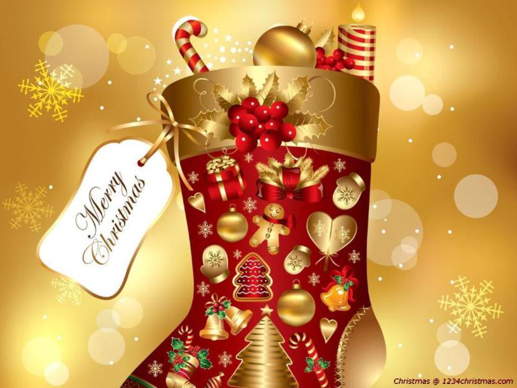 Christmas Stockings Wallpaper for FREE Download