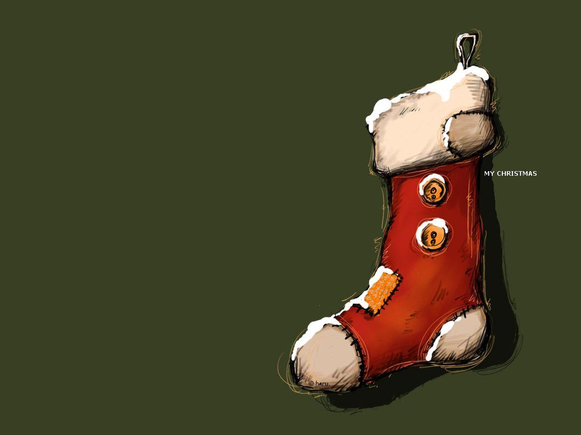 image of Download Christmas Stockings Wallpaper - #SC