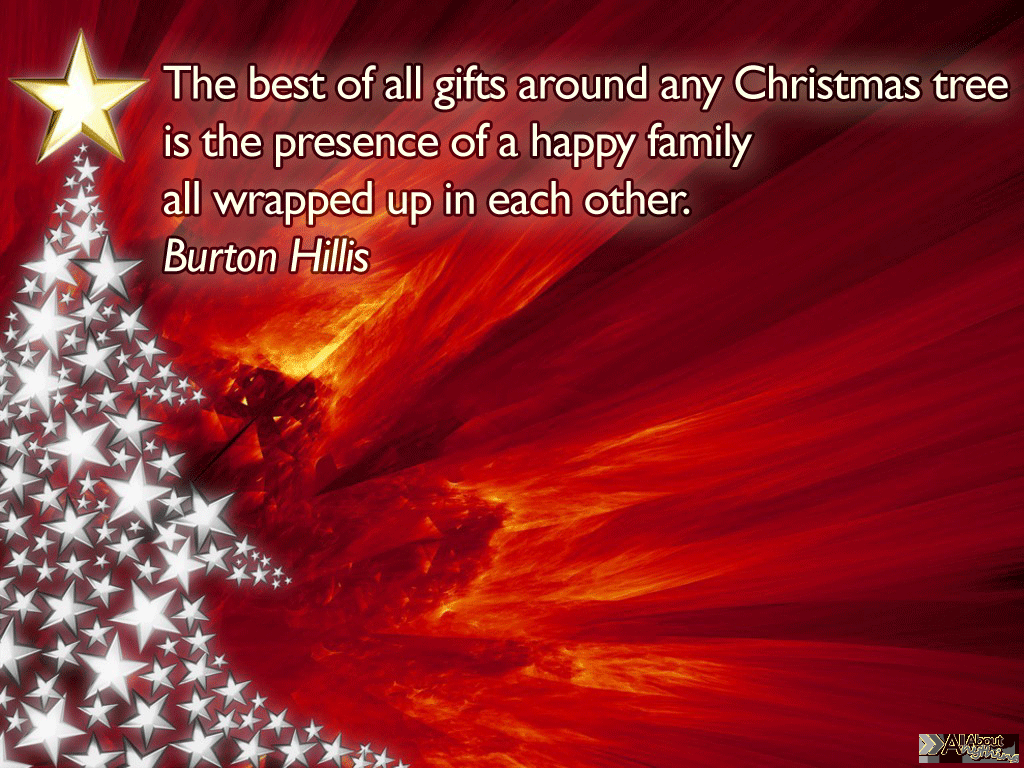 Christmas Quote Greeting Card about the Best Christmast Gift