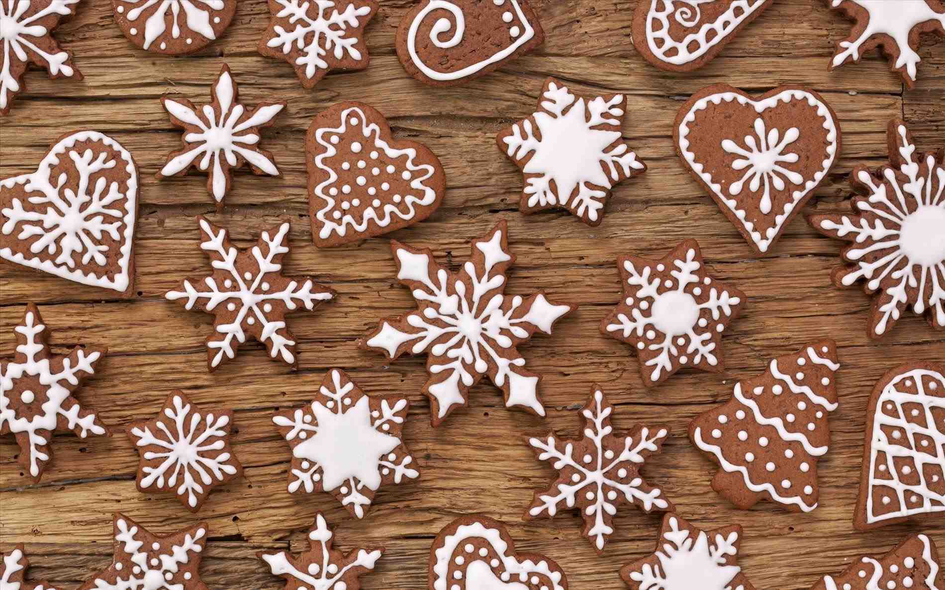 christmas cookies wallpaper