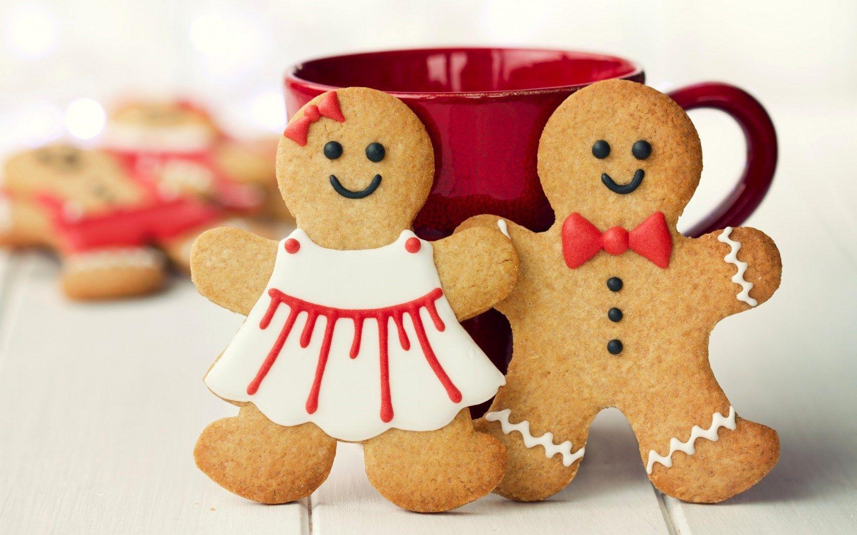 Cute Christmas Cookies wallpaperx1050