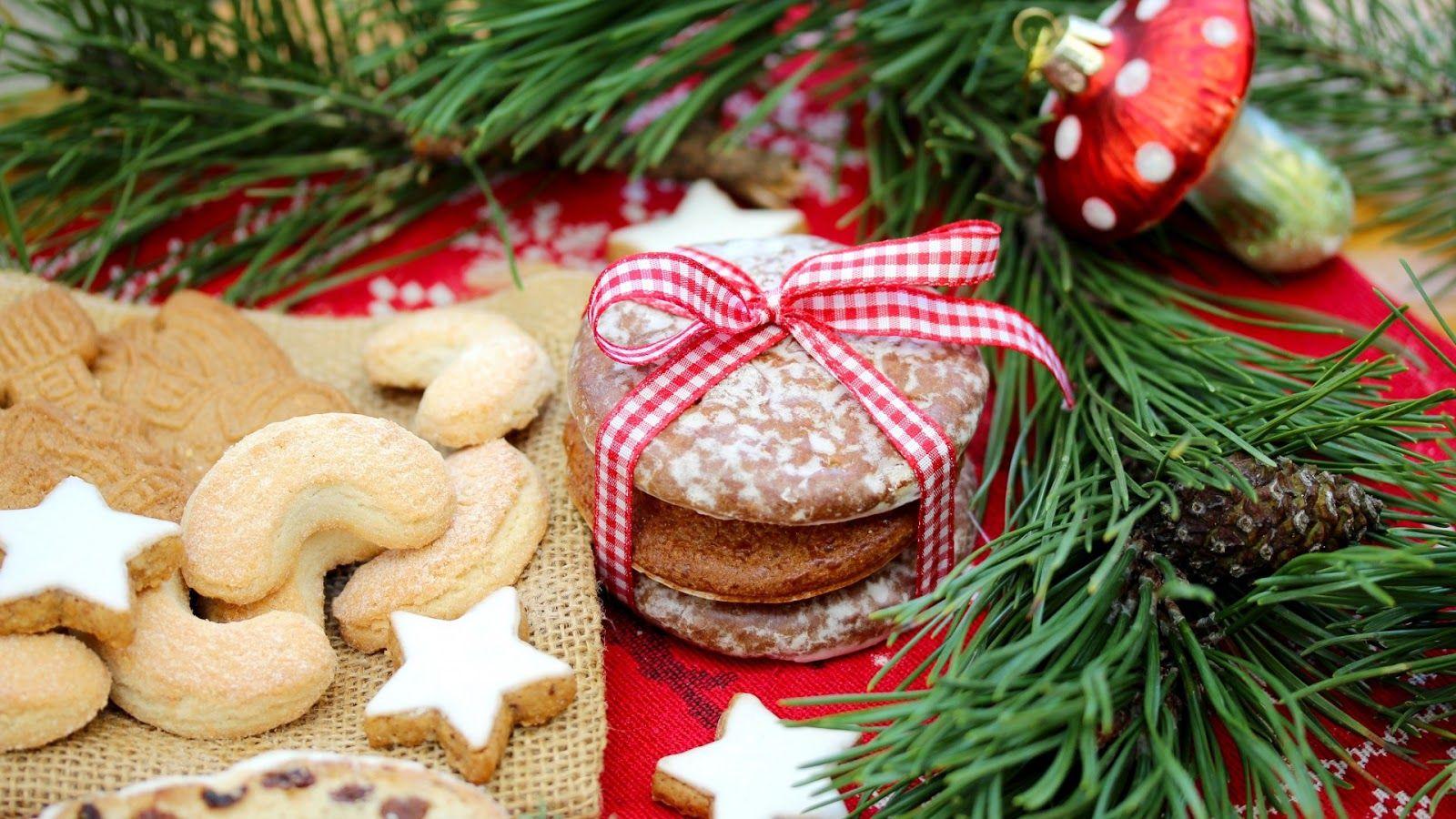 Christmas Cookies with Dry fruit Wallpaper. Image Wallpaper Theme