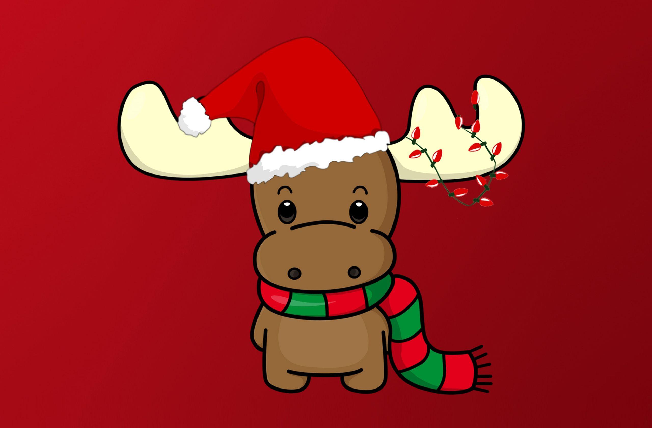 image of cartoon christmas. Cute Cartoon Christmas Wallpaper