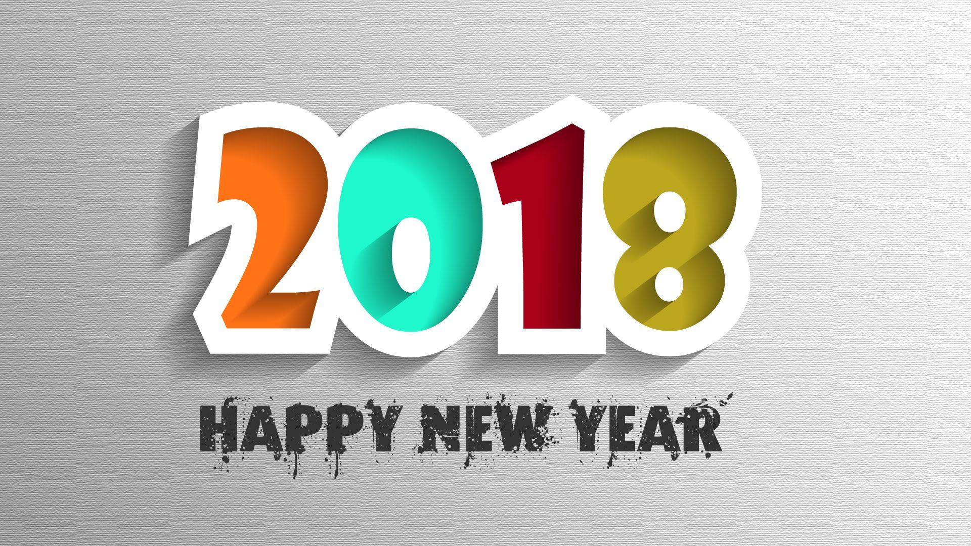 Happy New Year 2018 Wallpaper, New Year HD Wallpaper Image