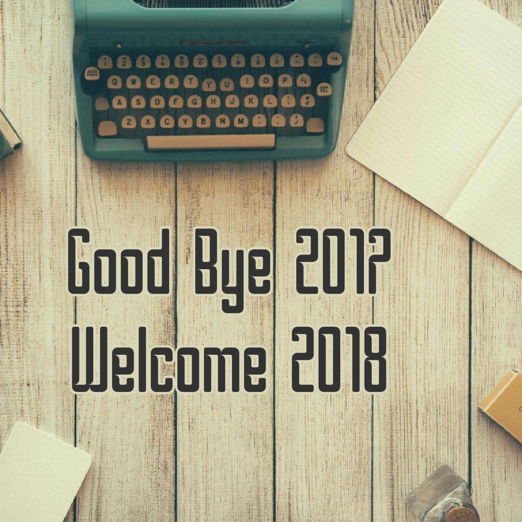 HD} Goodbye 2017 Welcome 2018 Wallpaper, Image Free Download