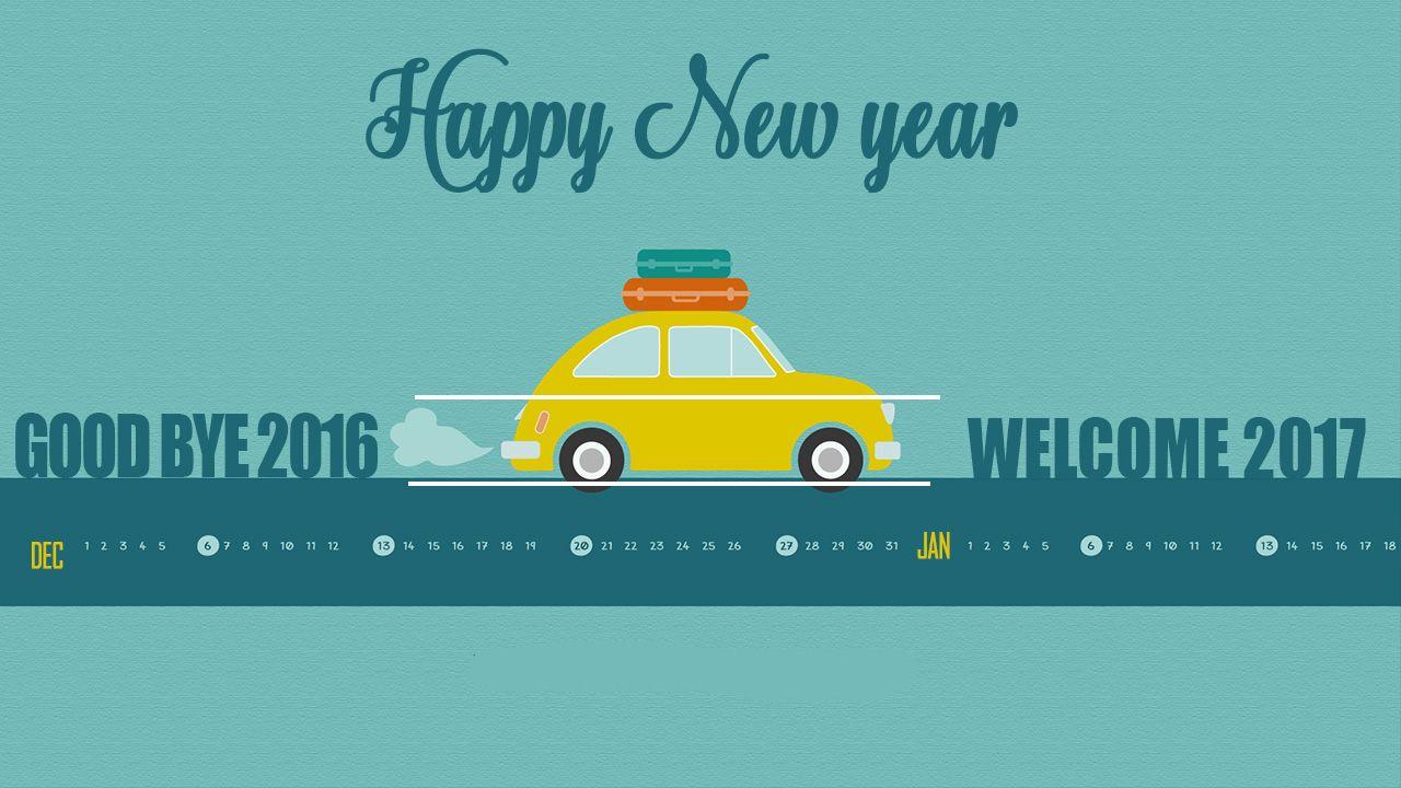Goodbye 2017 Welcome 2018 Happy New Year Image, Wishes, SMS
