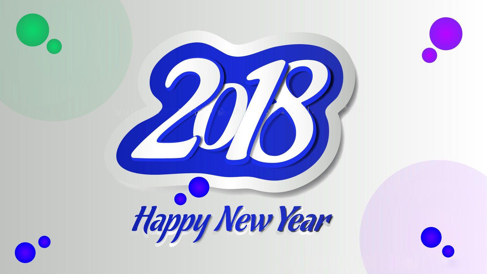 Happy New Year 2018 Image New Year HD Wallpaper