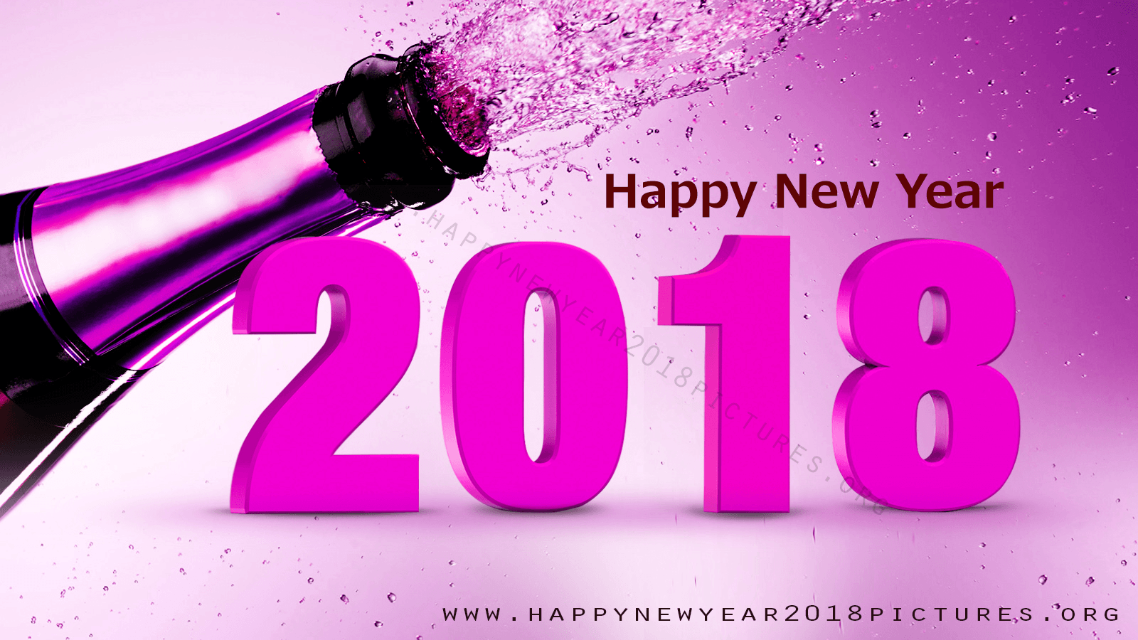 Happy New Year 2018 HD Wallpaper