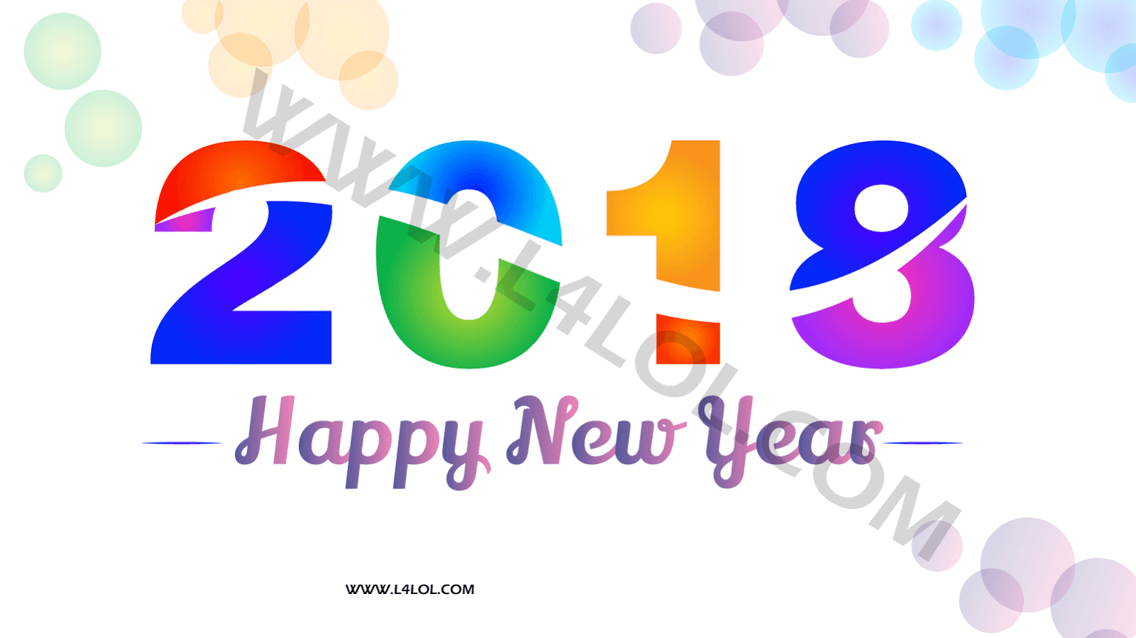 Happy New Year 2018. Wishes Messages Quotes Greeting Image