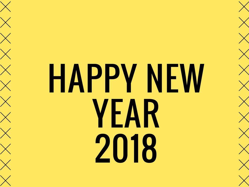 new year 2018 HD wallpaper