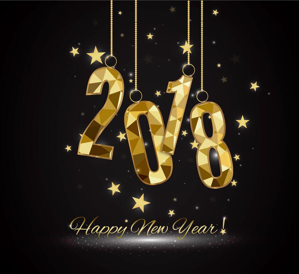UHD} Happy New Year 2018 4K Wallpaper Image Free Download