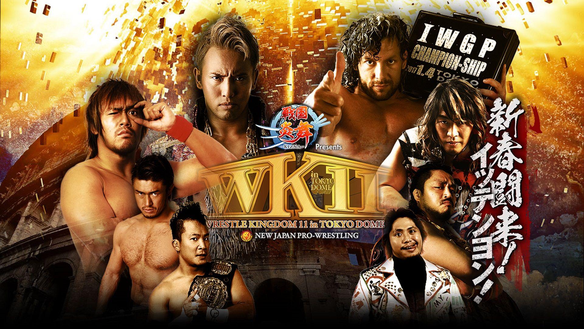 NJPW Wrestle Kingdom 11 Desktop Background (1920x1080)