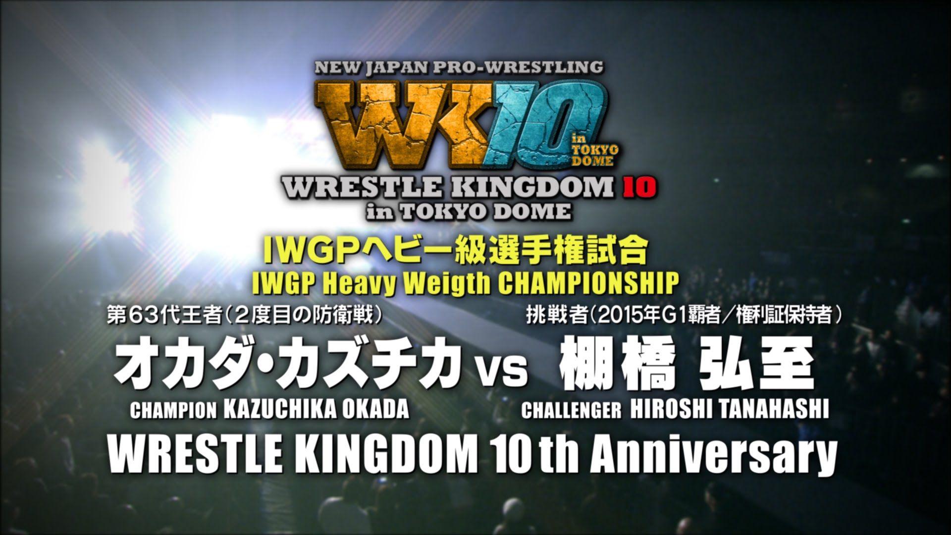 WRESTLE KINGDOM 10 in TOKYODOME PV