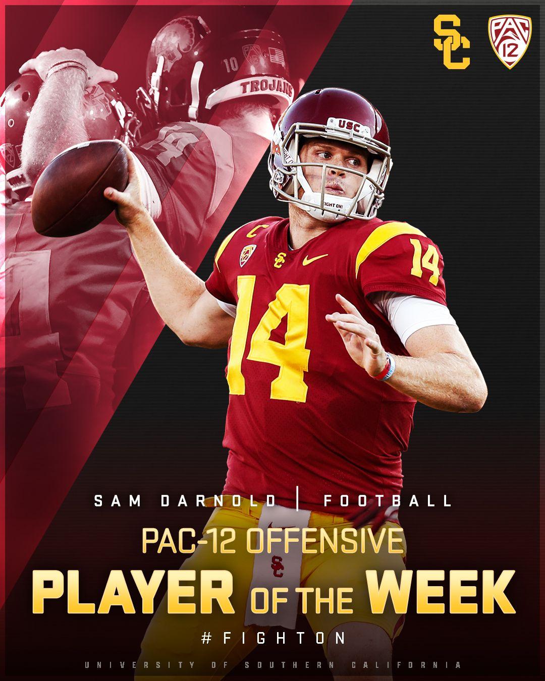 Sam Darnold Named Pac 12 Offensive Player Of The Week