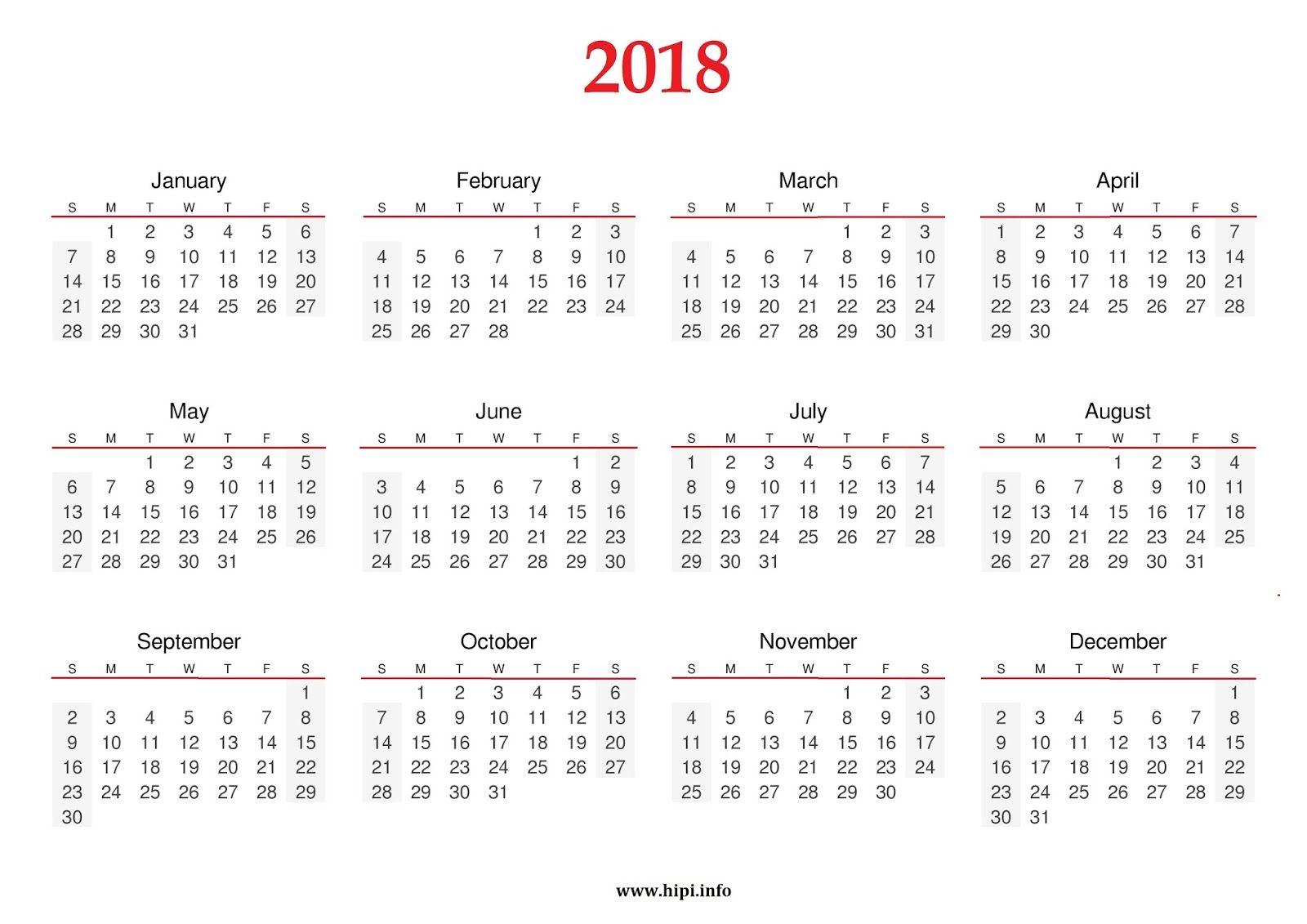 Twitter Headers / Facebook Covers / Wallpaper / Calendars: 2018