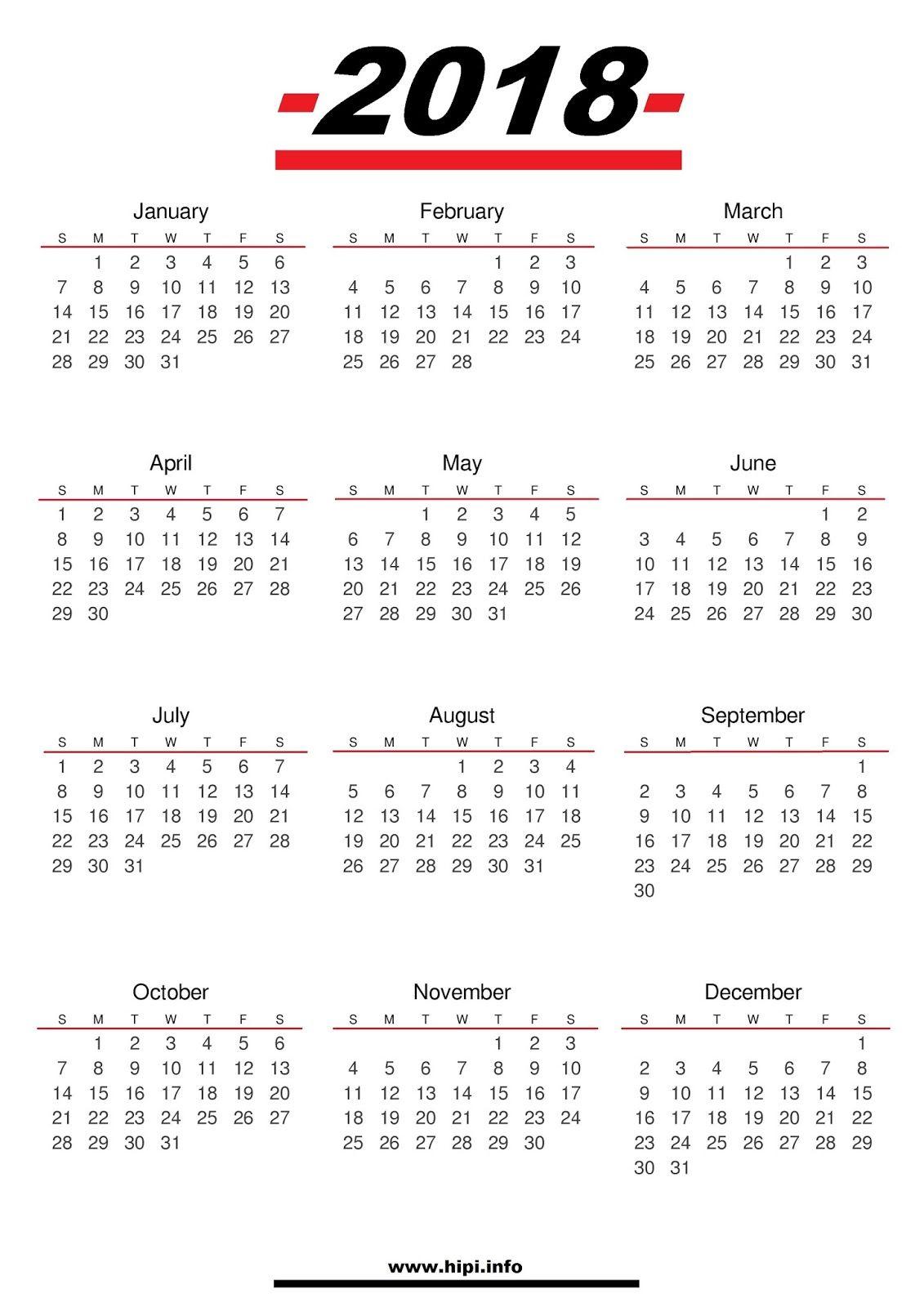 Twitter Headers / Facebook Covers / Wallpaper / Calendars: 2018