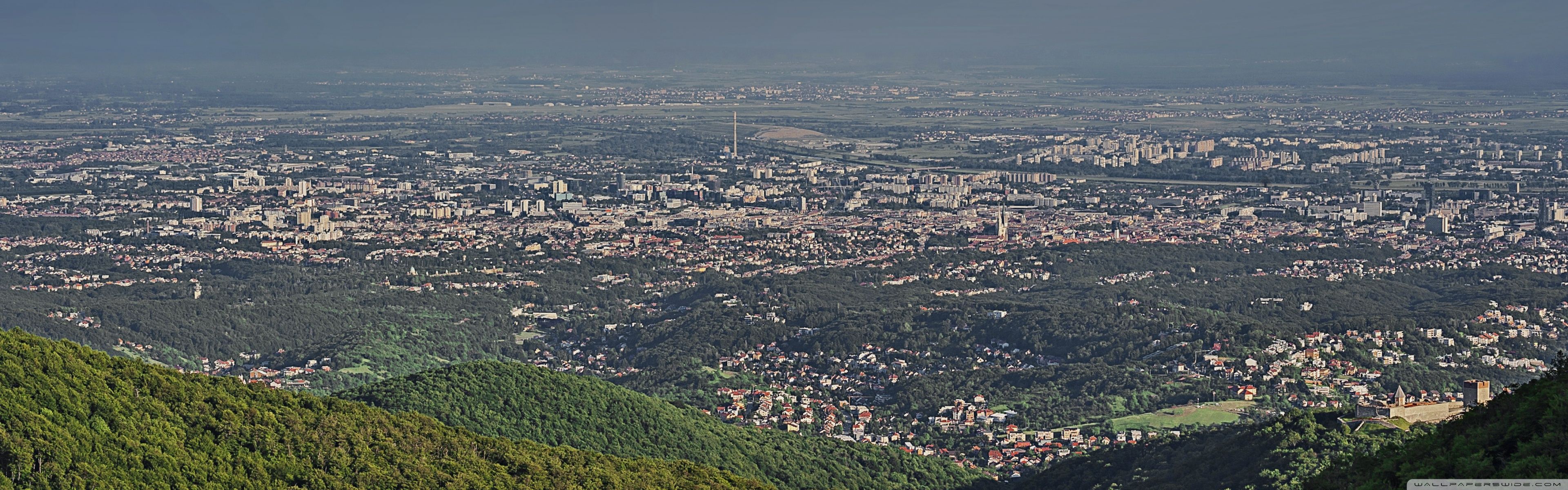 Panorama of Zagreb, Croatia ❤ 4K HD Desktop Wallpaper for • Wide
