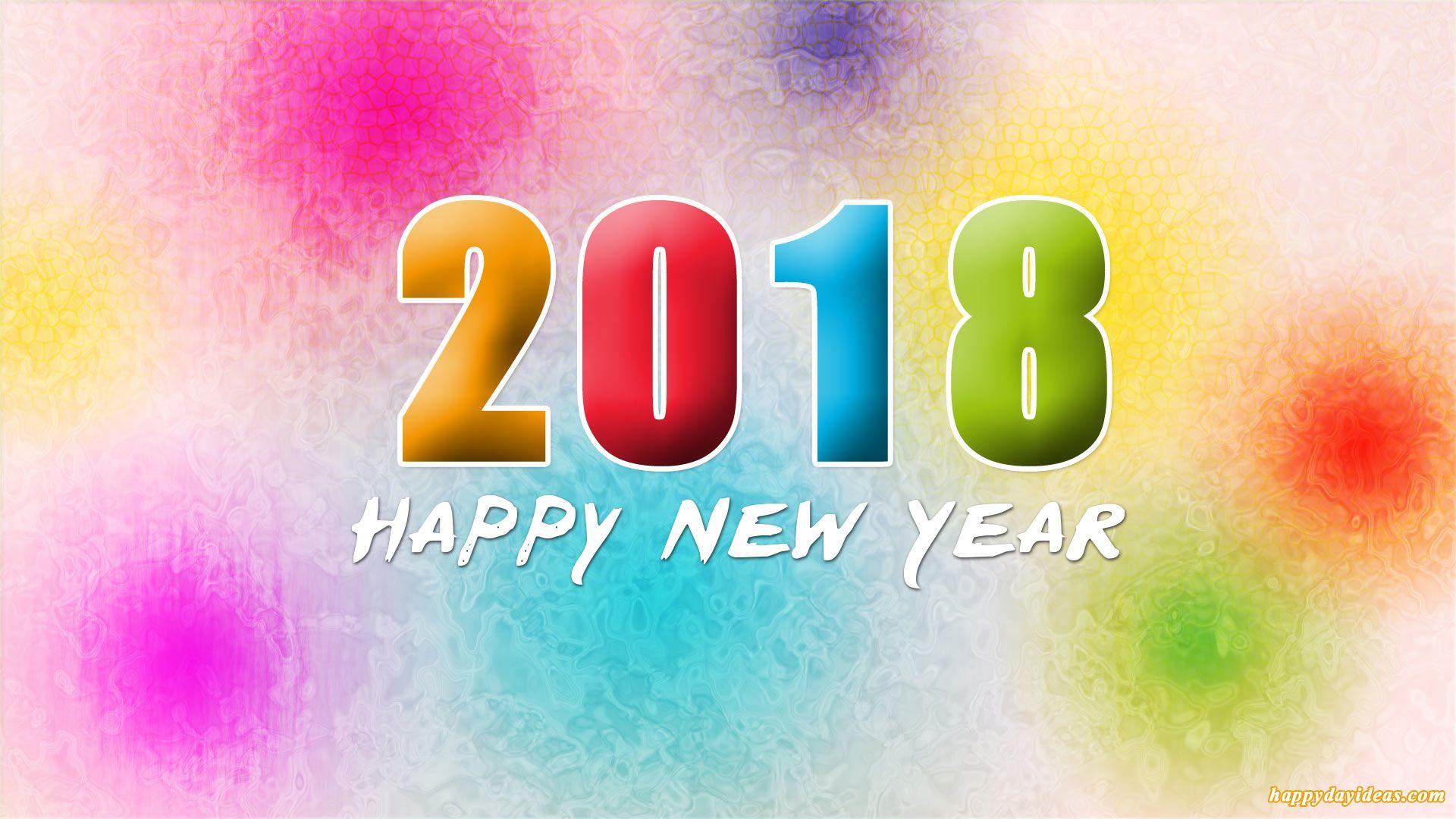 Happy New Year 2018 wallpaper download in HD