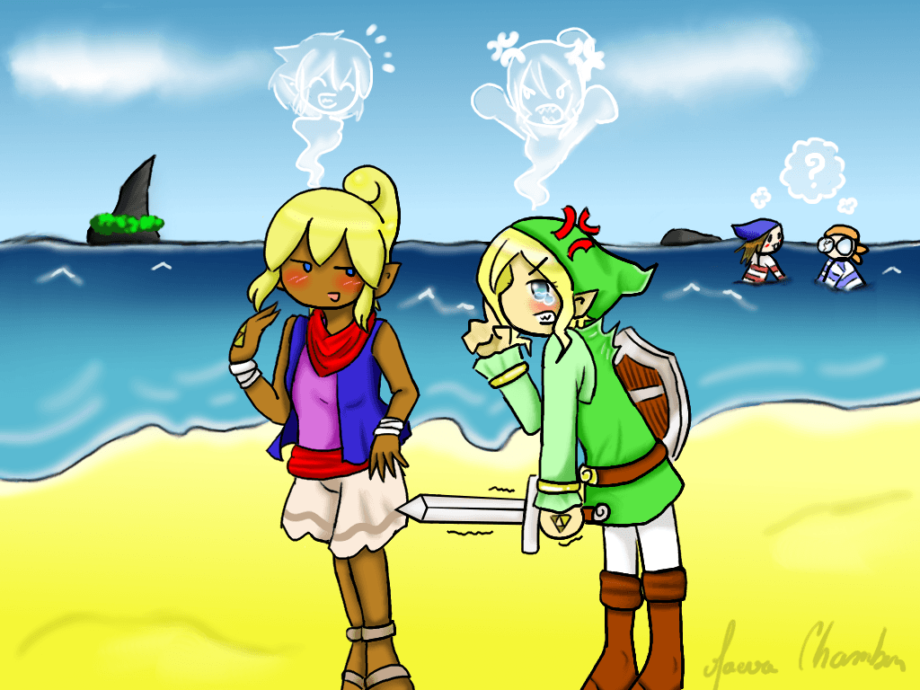 Commission 2: Zelda Wind Waker Chuuuuuutttt By Spirit Zelda97