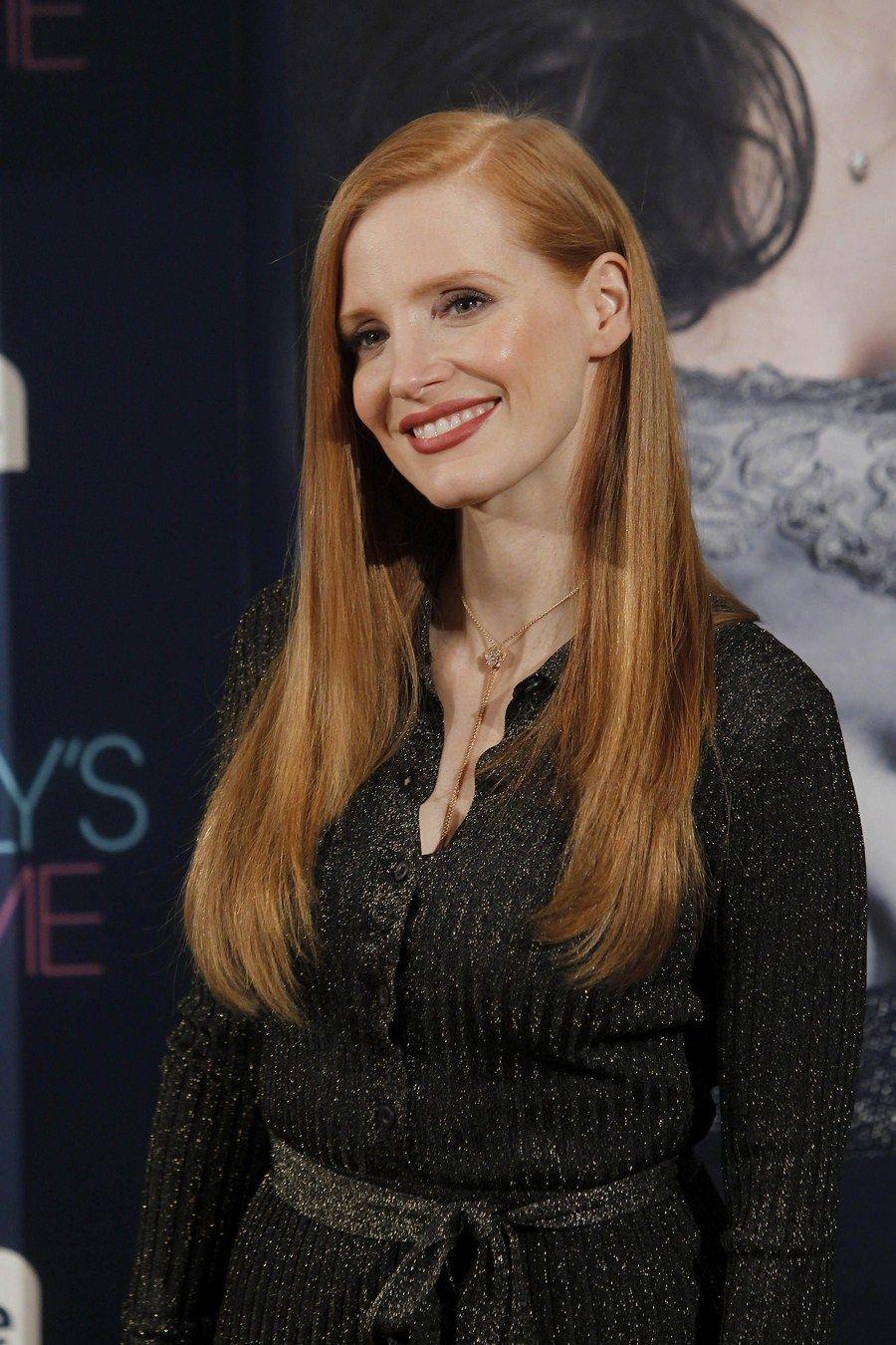 Jessica Chastain At Molly's Game Photocall In Madrid 12 4 2017