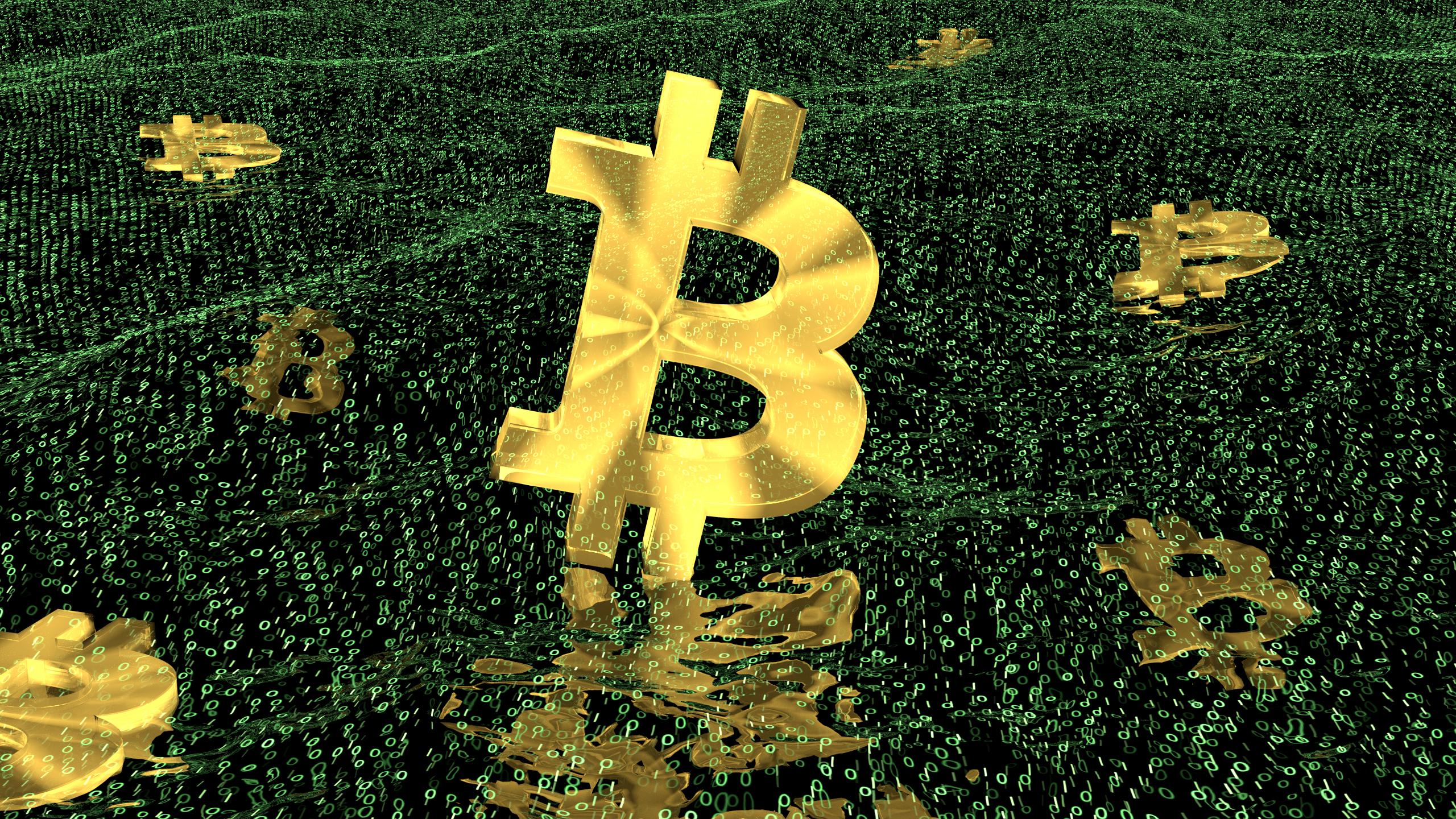 Bitcoin 3D renders to use as wallpaper, for promotion, or