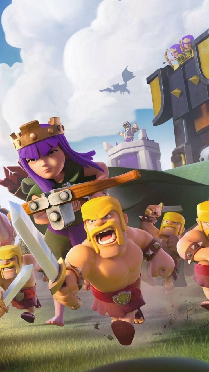 Video Game Clash Of Clans (720x1280) Wallpaper