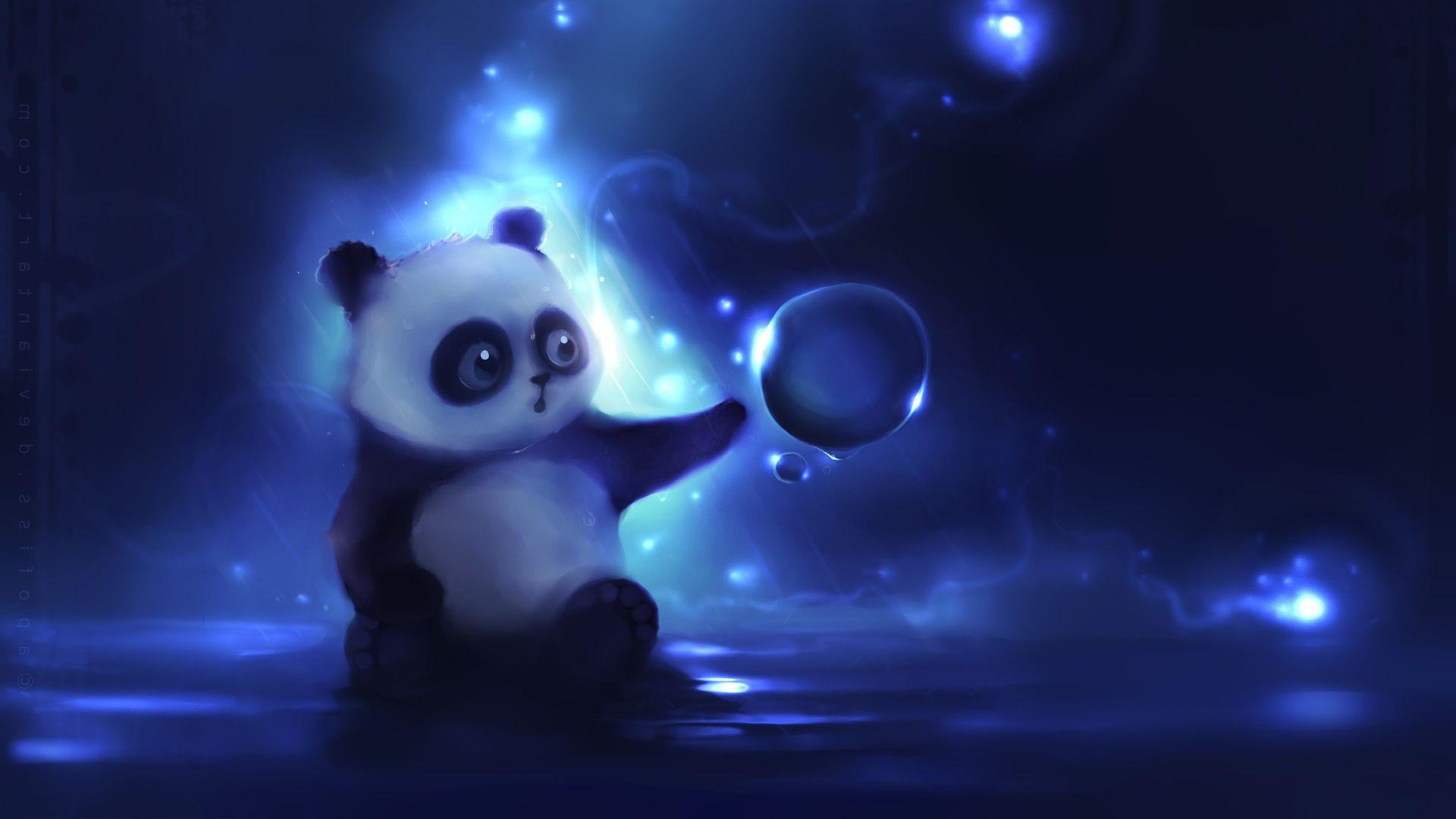 Anime Panda Background Wallpaper 07549