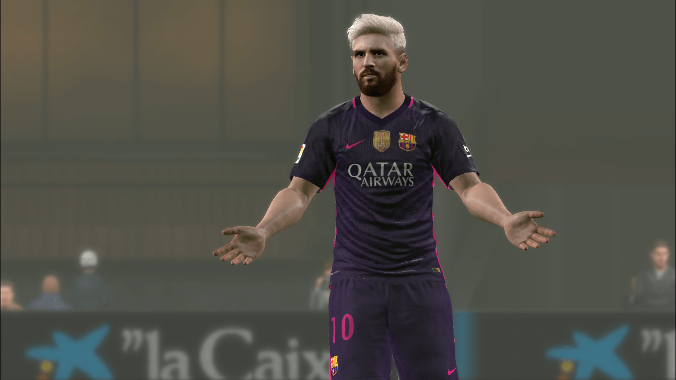Lionel Messi. New Hair. Pes2016 Pc