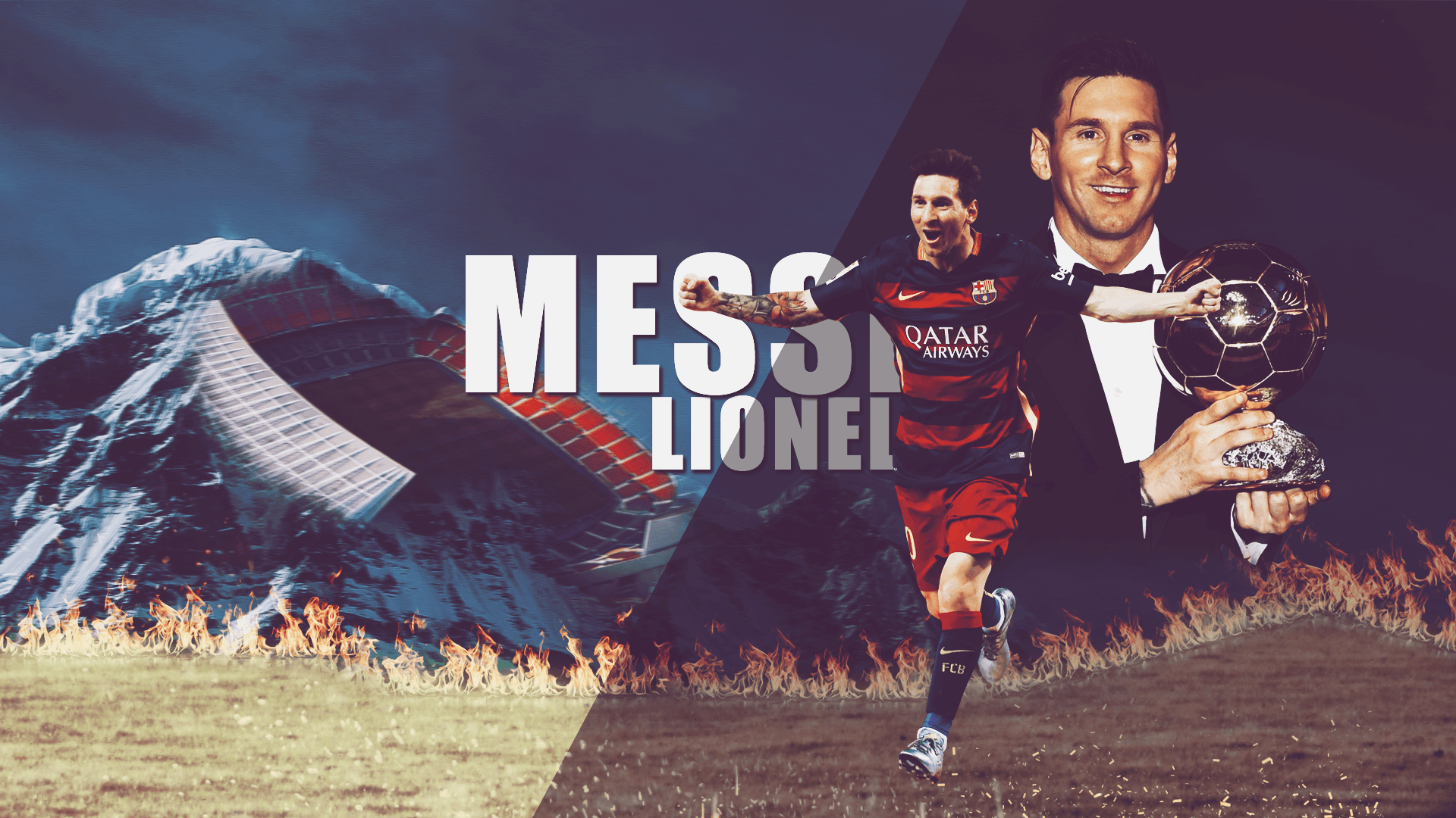 Lionel Messi 2016 Balon D Or Winner Wallpaper Wallpaper