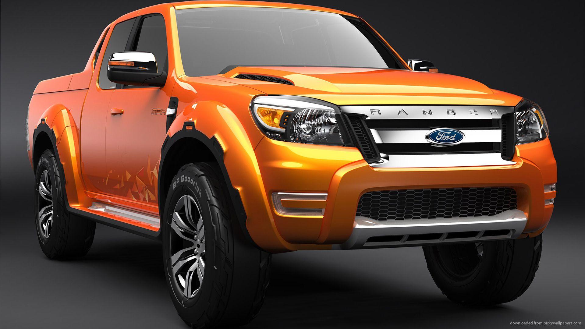 Orange Ford Ranger Concept Wallpaper For HTC Thunderbolt