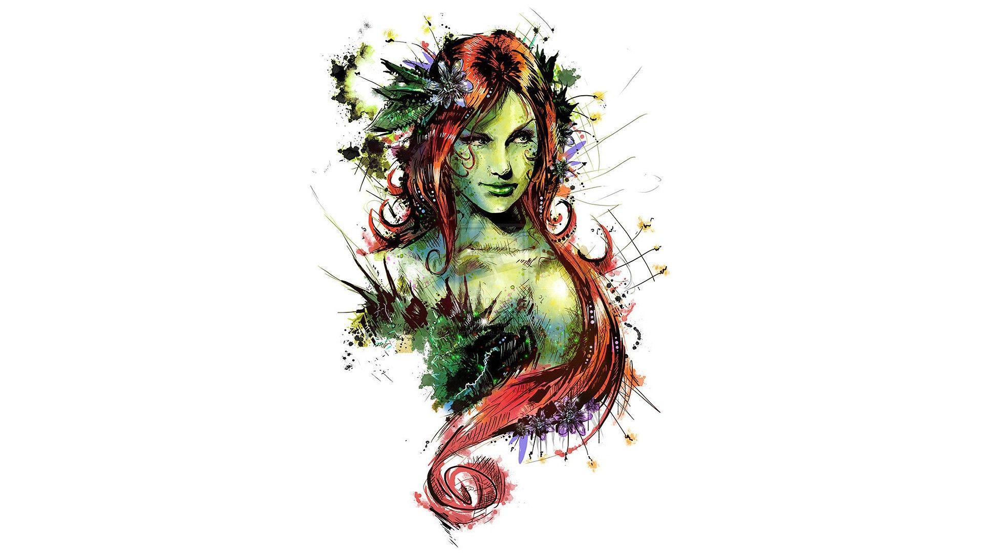 Poison Ivy Full HD Wallpaper and Backgroundx1080