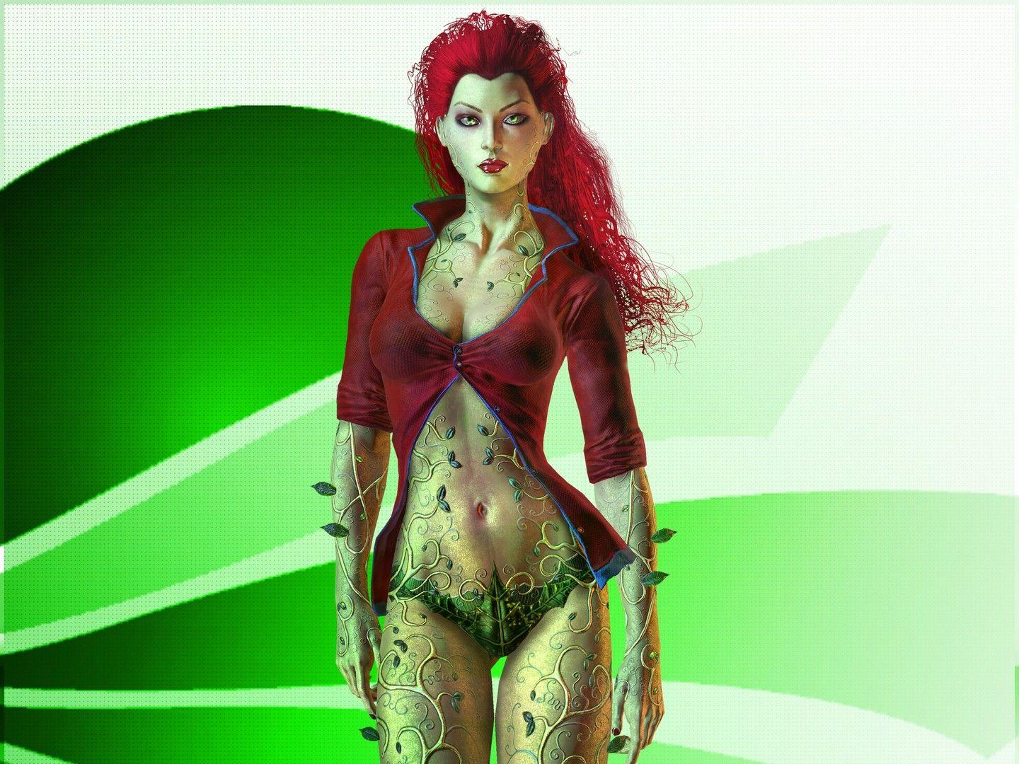 Poison Ivy wallpaper. DC Universe wallpaper. Poison