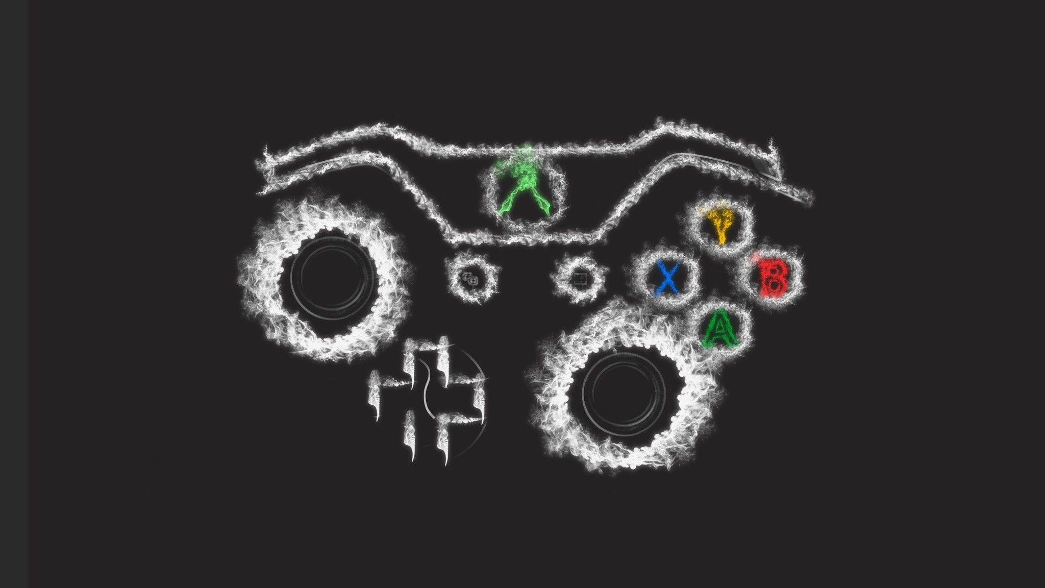 Xbox Controller Art 2048x1152 Resolution HD 4k