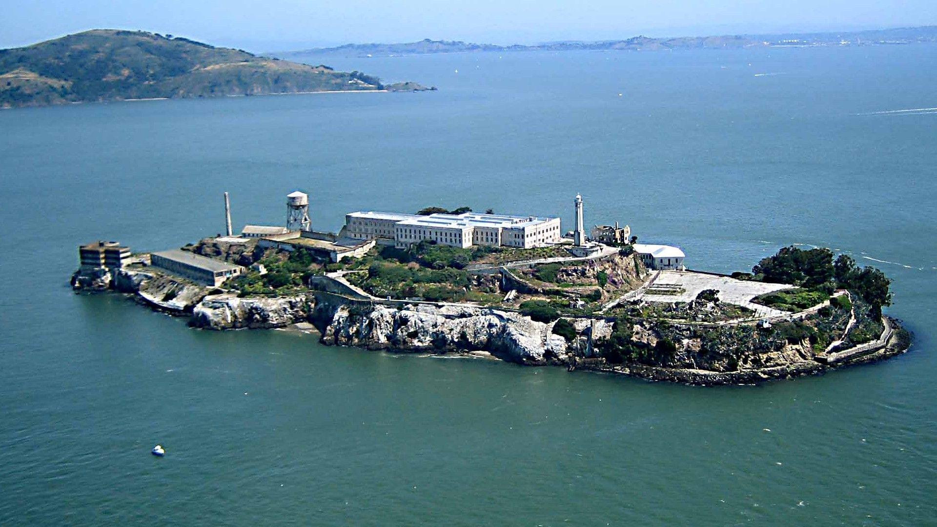 Alcatraz Island in San Francisco California US Points of Interest HD