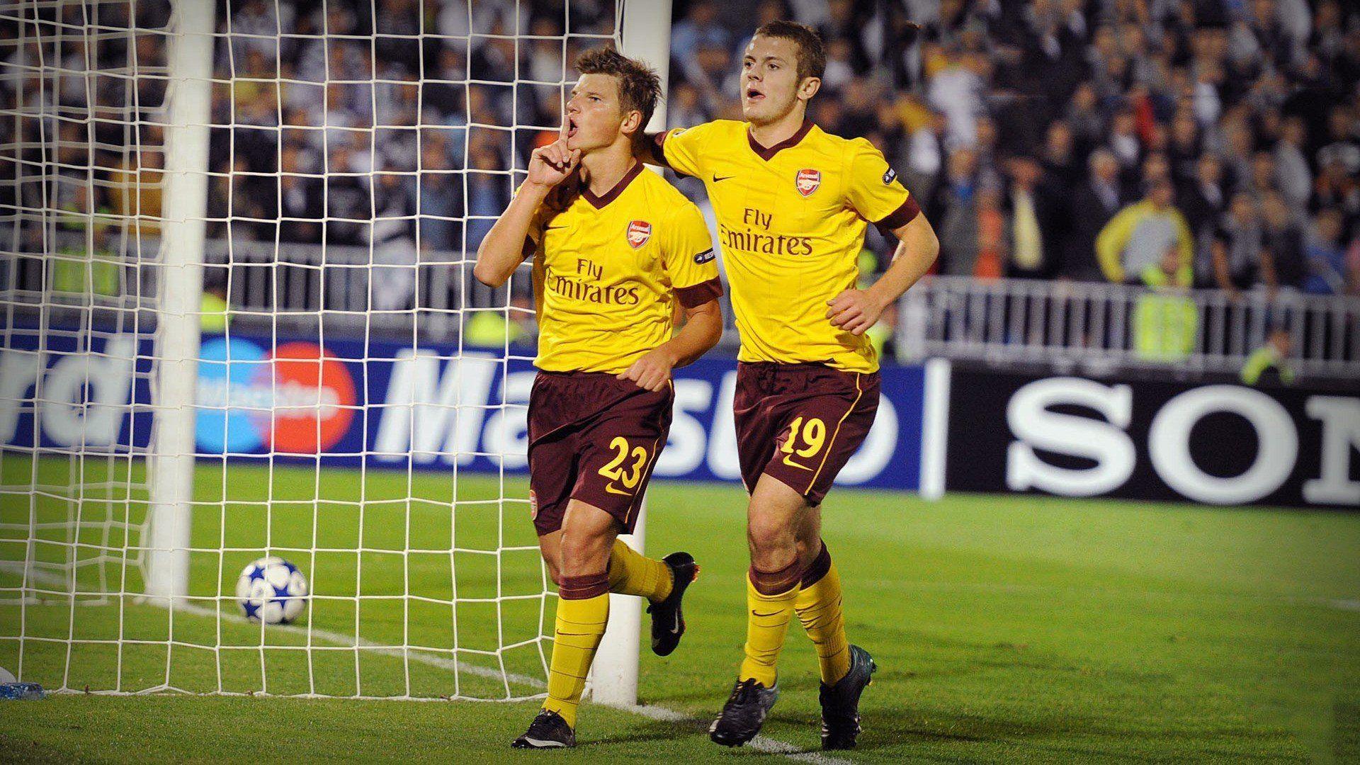 Andrey Arshavin Jack Wilshere Arsenal London