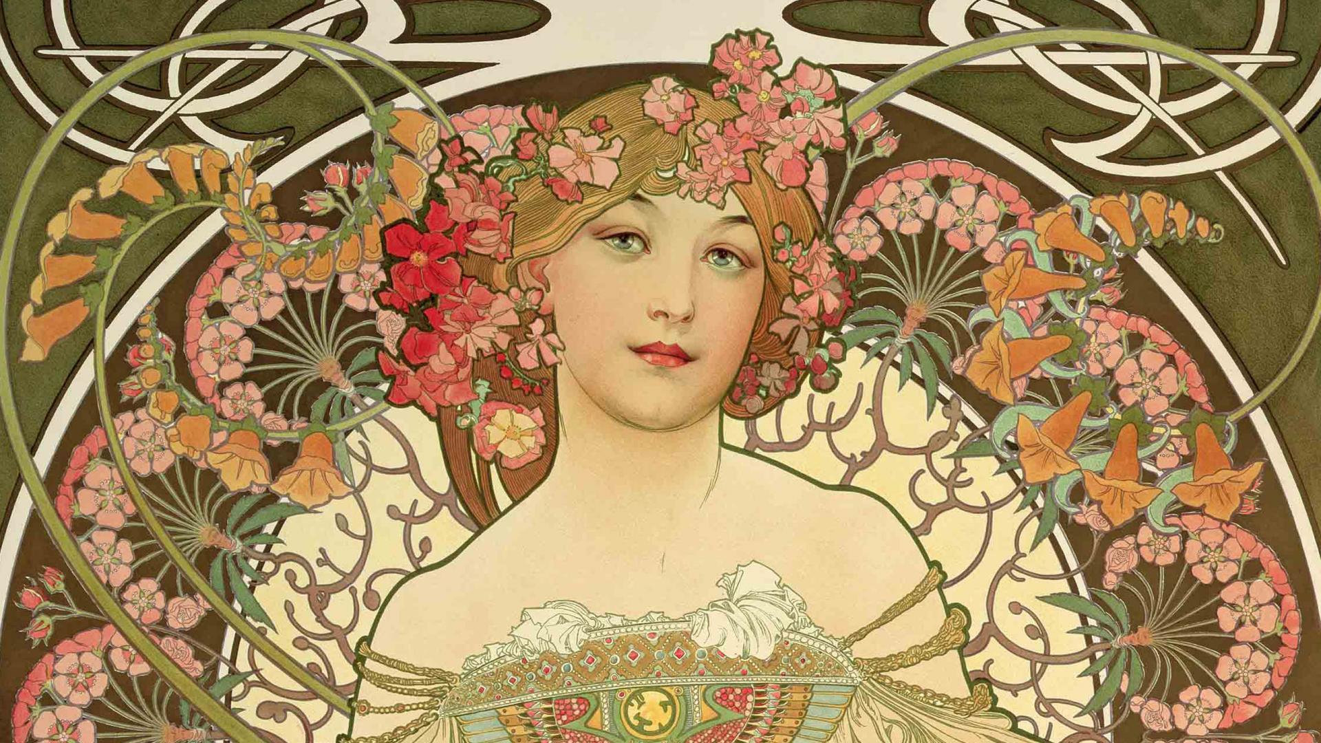 Free Alphonse Mucha Wallpaper Full HD