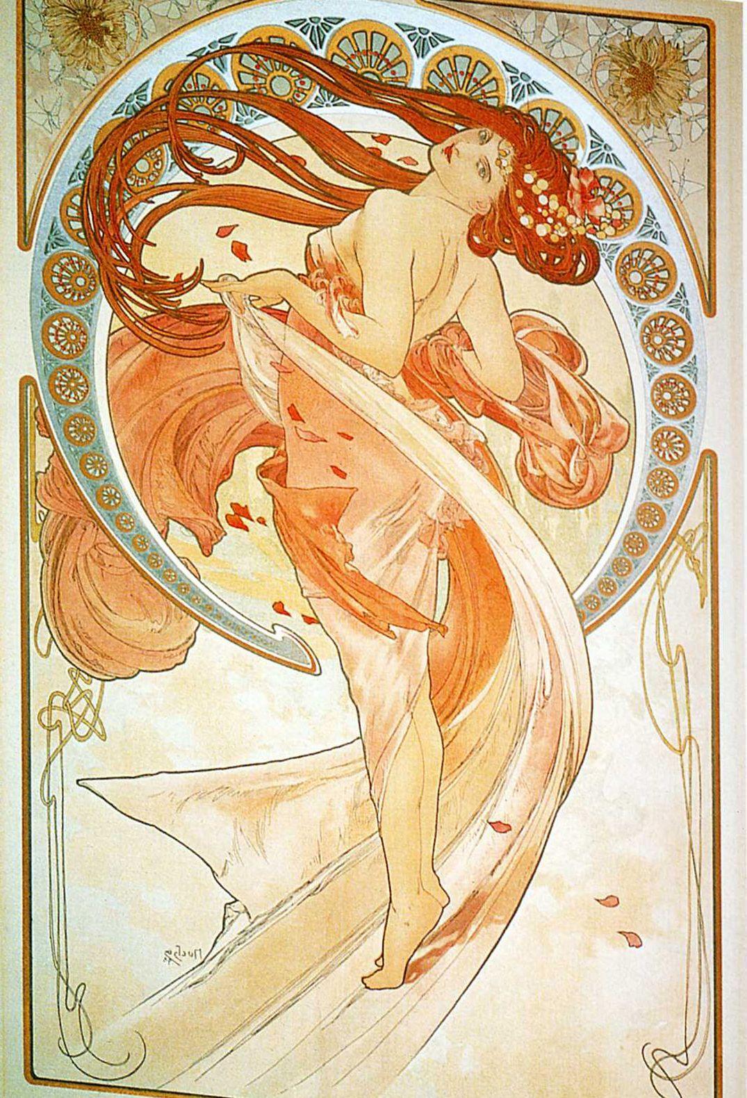 Alphonse Mucha Art Nouveau Wallpaper HD / Desktop and Mobile