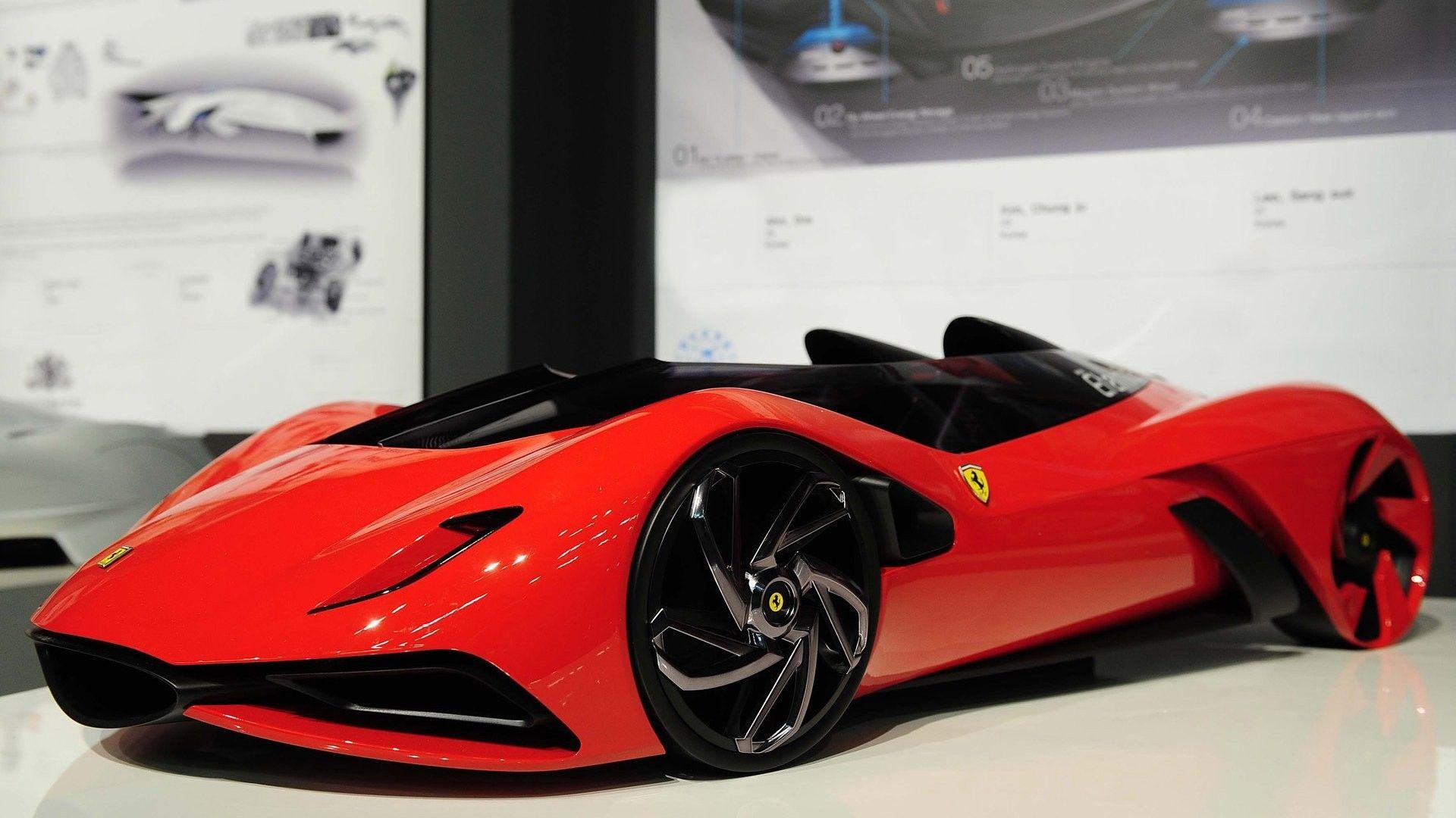 Ferrari, Ferrari Eternita, Red Cars, Vehicle Wallpaper HD