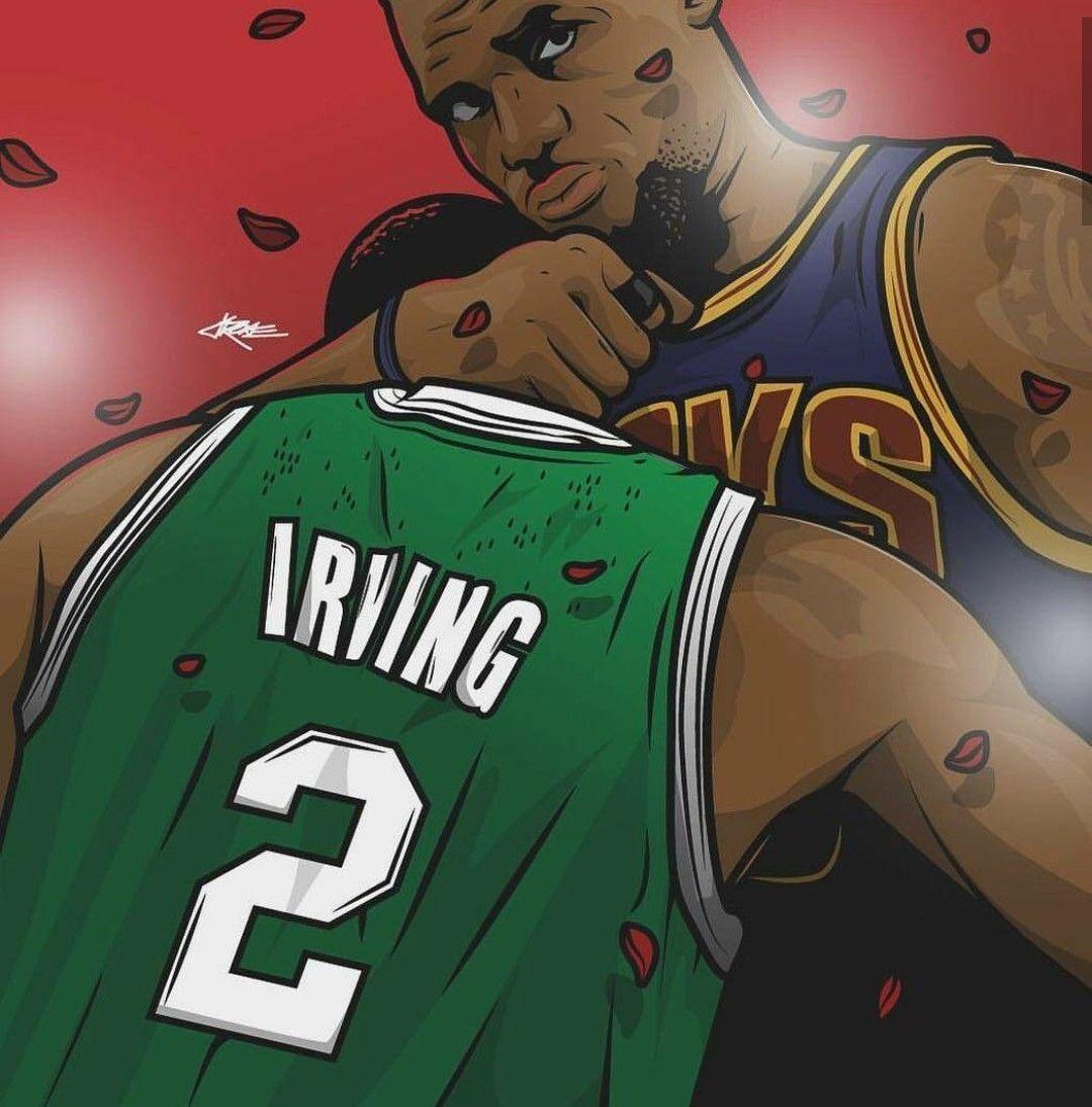 Kyrie Irving and Lebron James. Sports. Kyrie irving